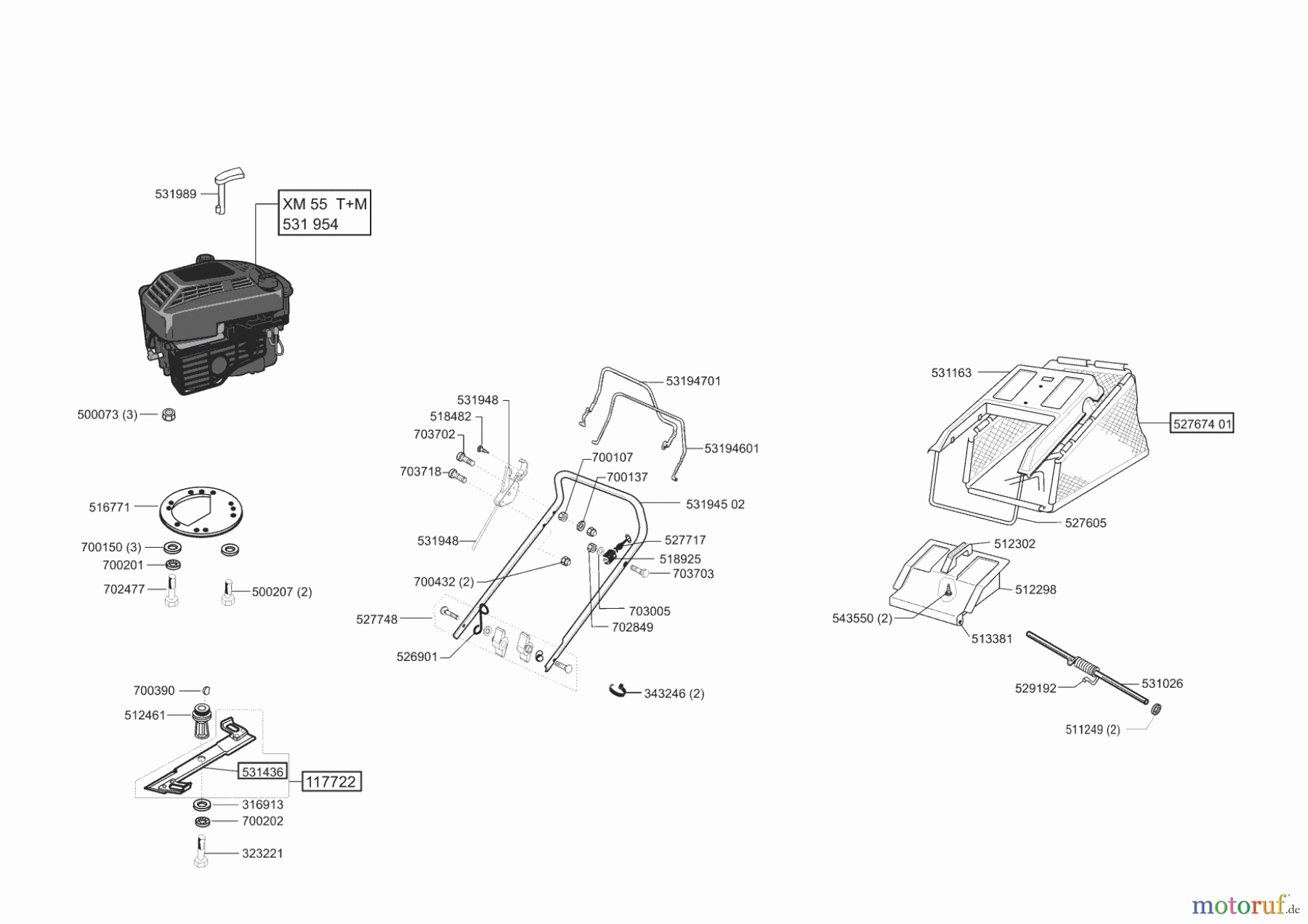  Concord Gartentechnik Benzinrasenmäher 4700 BRA 03/2002 - 09/2002 Seite 1