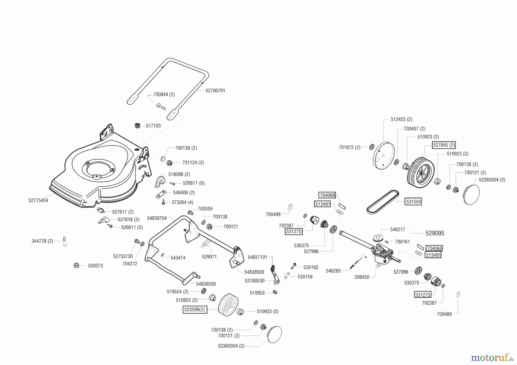 AL-KO Gartentechnik Benzinrasenmäher 47 BR L.E Seite 2
