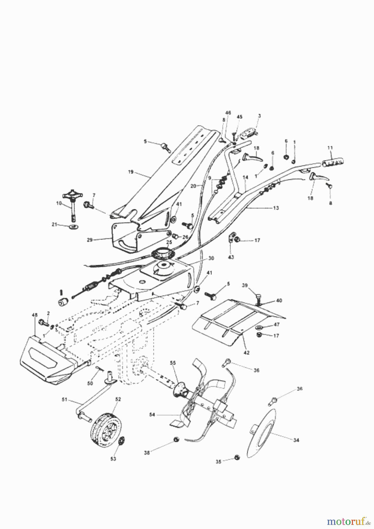 AL-KO Gartentechnik Motorhacken MH 5001 R ab 05/2002 Seite 1