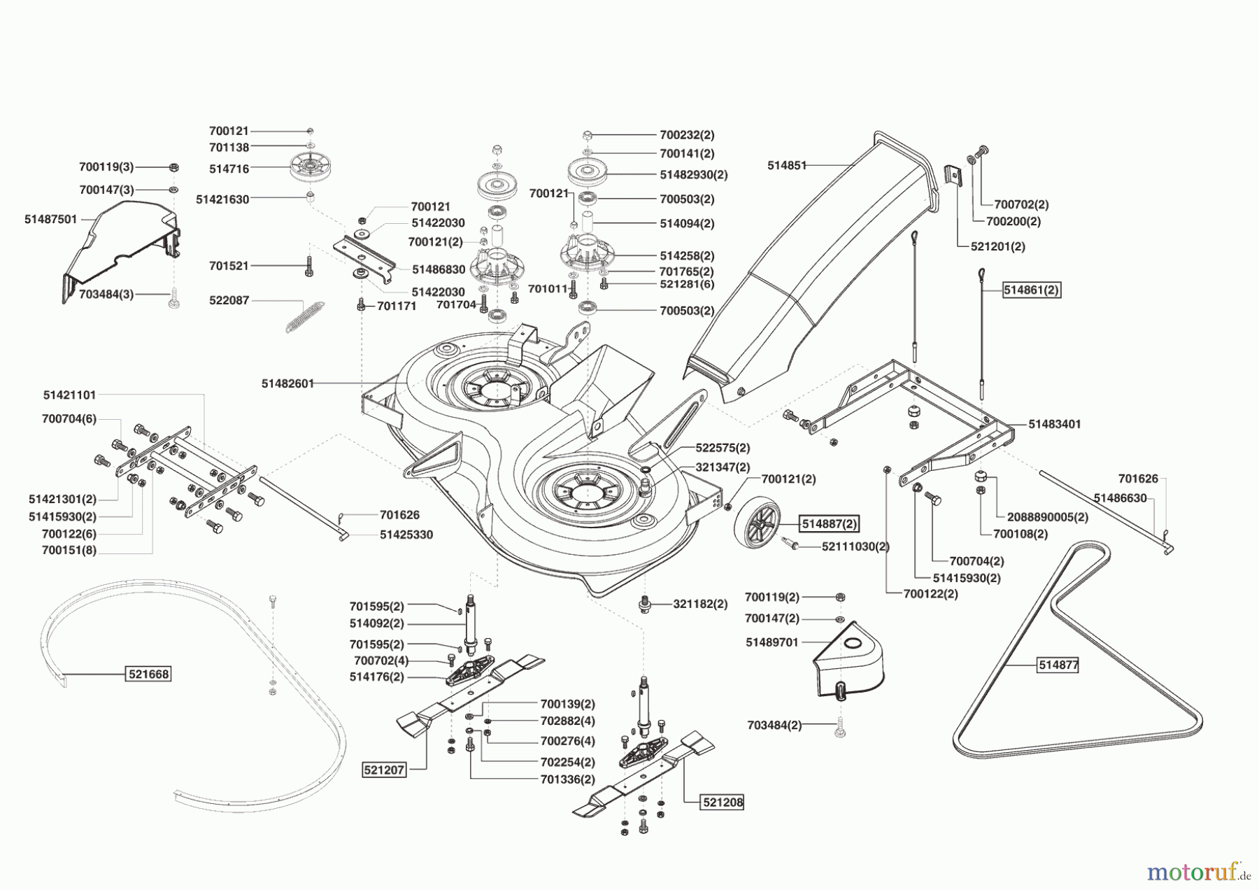 AL-KO Gartentechnik Rasentraktor T17/102 HD MARINA Seite 5