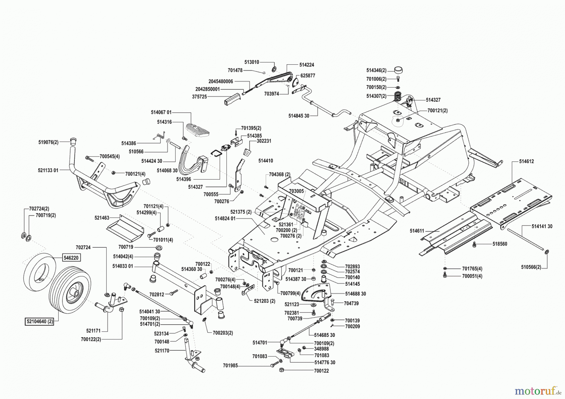 Concord Gartentechnik Rasentraktor T13-102 06/2002 - 10/2002 Seite 2