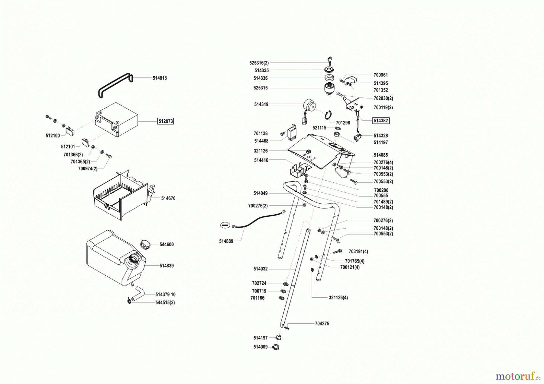 Concord Gartentechnik Rasentraktor T14-85 06/2002 - 10/2004 Seite 6