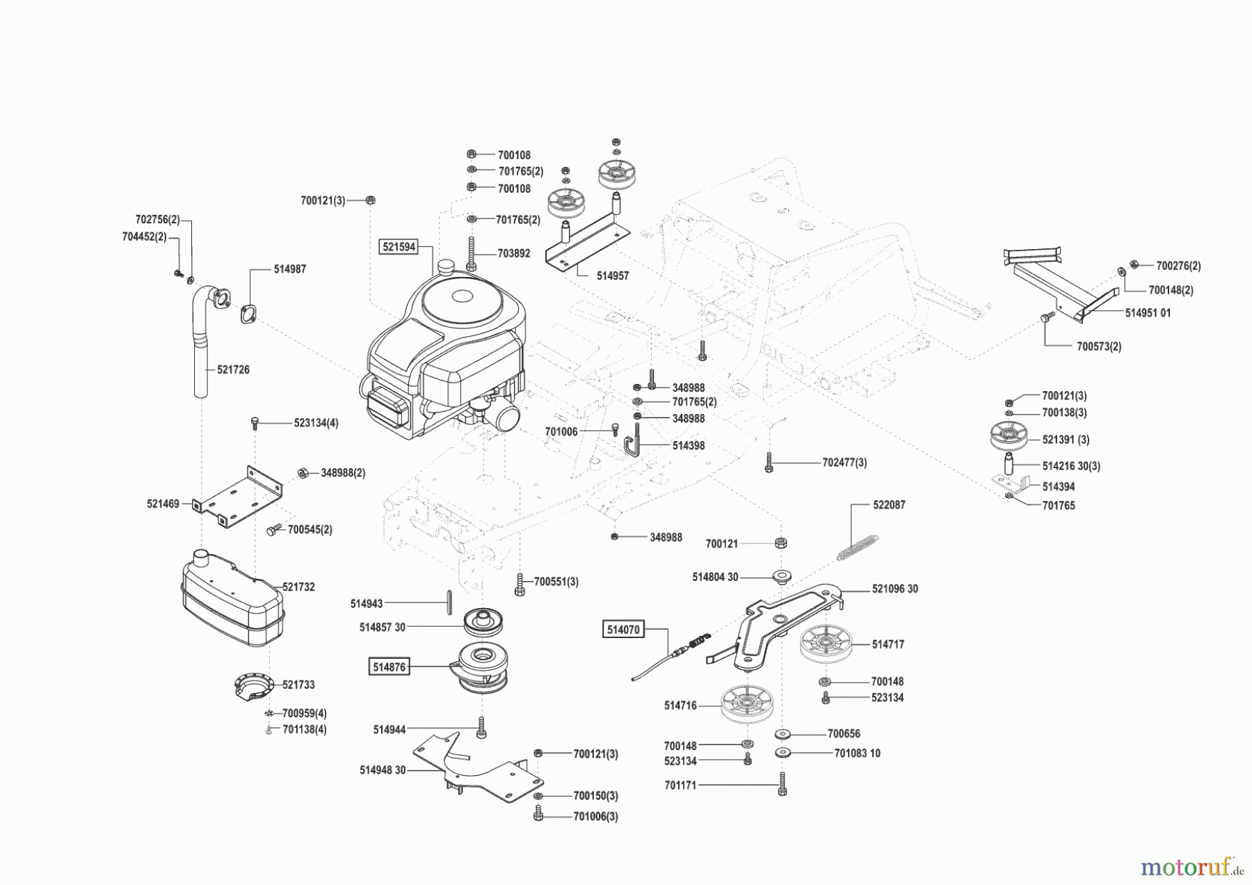 Concord Gartentechnik Rasentraktor T15-102 06/2002 - 02/2005 Seite 4