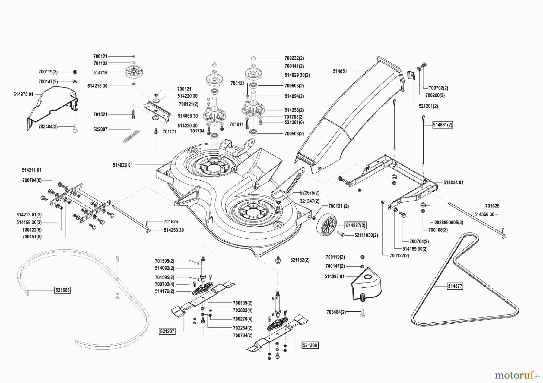 AL-KO Gartentechnik Rasentraktor RT 18-102 HD Seite 5