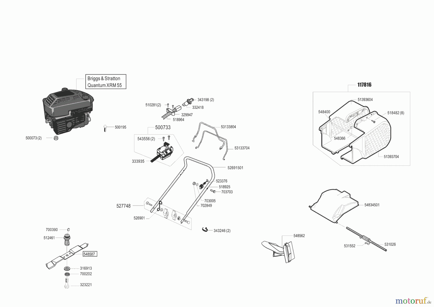 AL-KO Gartentechnik Benzinrasenmäher Comfort 47 BRE Bio 08/2002 - 10/2002 Seite 1