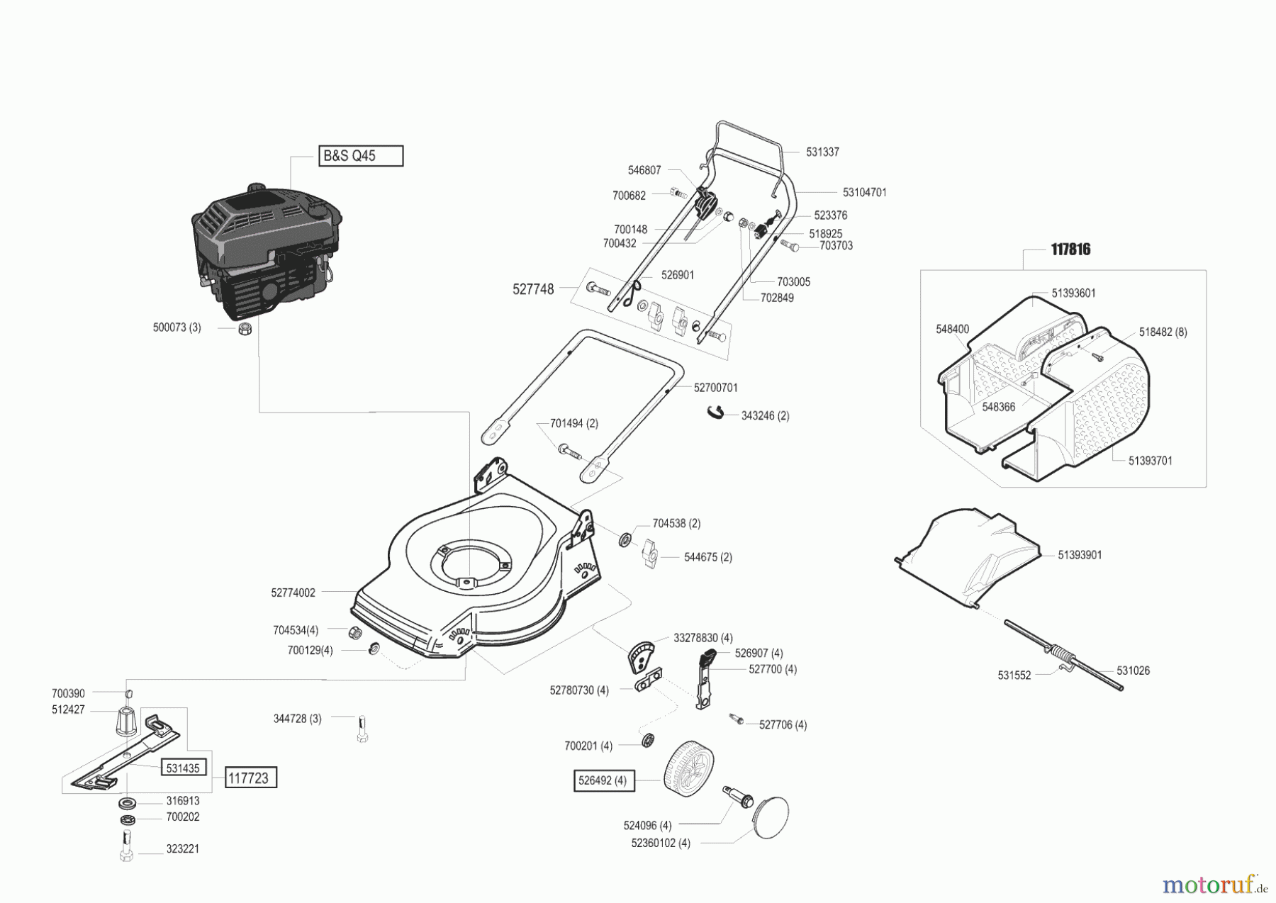 Top Garden Gartentechnik Benzinrasenmäher 4203 B 09/2002 - 11/2002 Seite 1