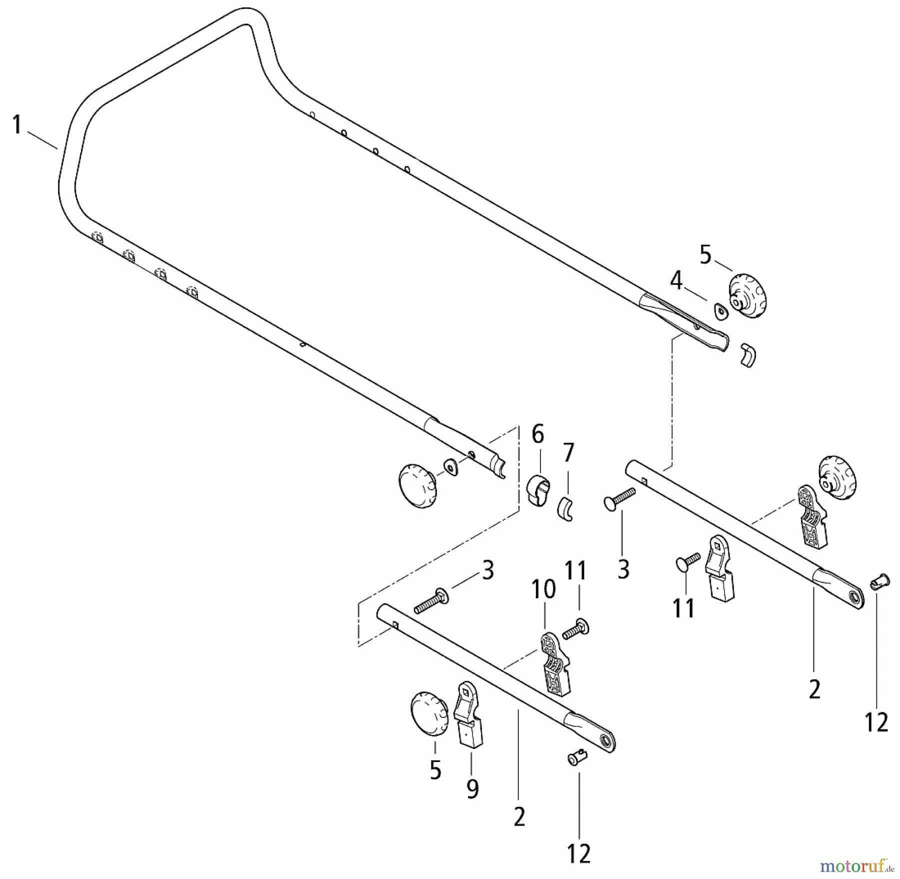  Solo by AL-KO Gartentechnik Benzinrasenmäher Primo 546 R / RT / S / RS / RO / SM / ZR / HR / HRM ET 102002 Druck 9 546 710 00/2002 [SN: ET 102002 Druck 9 546 710] - 04/2004 [SN: ET 042004 Druck 9 546 711] Seite 7