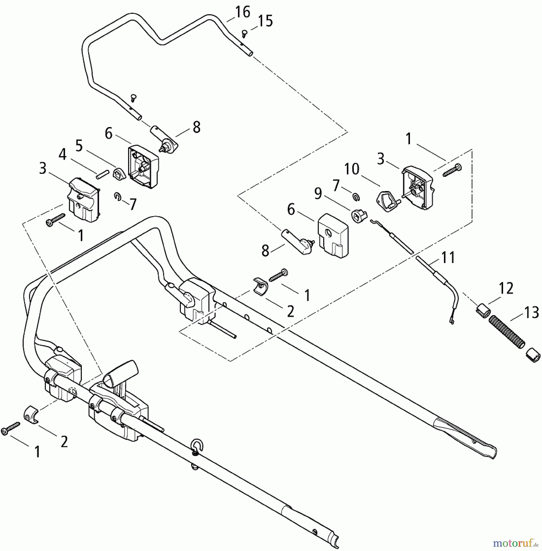  Solo by AL-KO Gartentechnik Benzinrasenmäher Primo 546 R / RT / S / RS / RO / SM / ZR / HR / HRM ET 102002 Druck 9 546 710 00/2002 [SN: ET 102002 Druck 9 546 710] - 04/2004 [SN: ET 042004 Druck 9 546 711] Seite 9