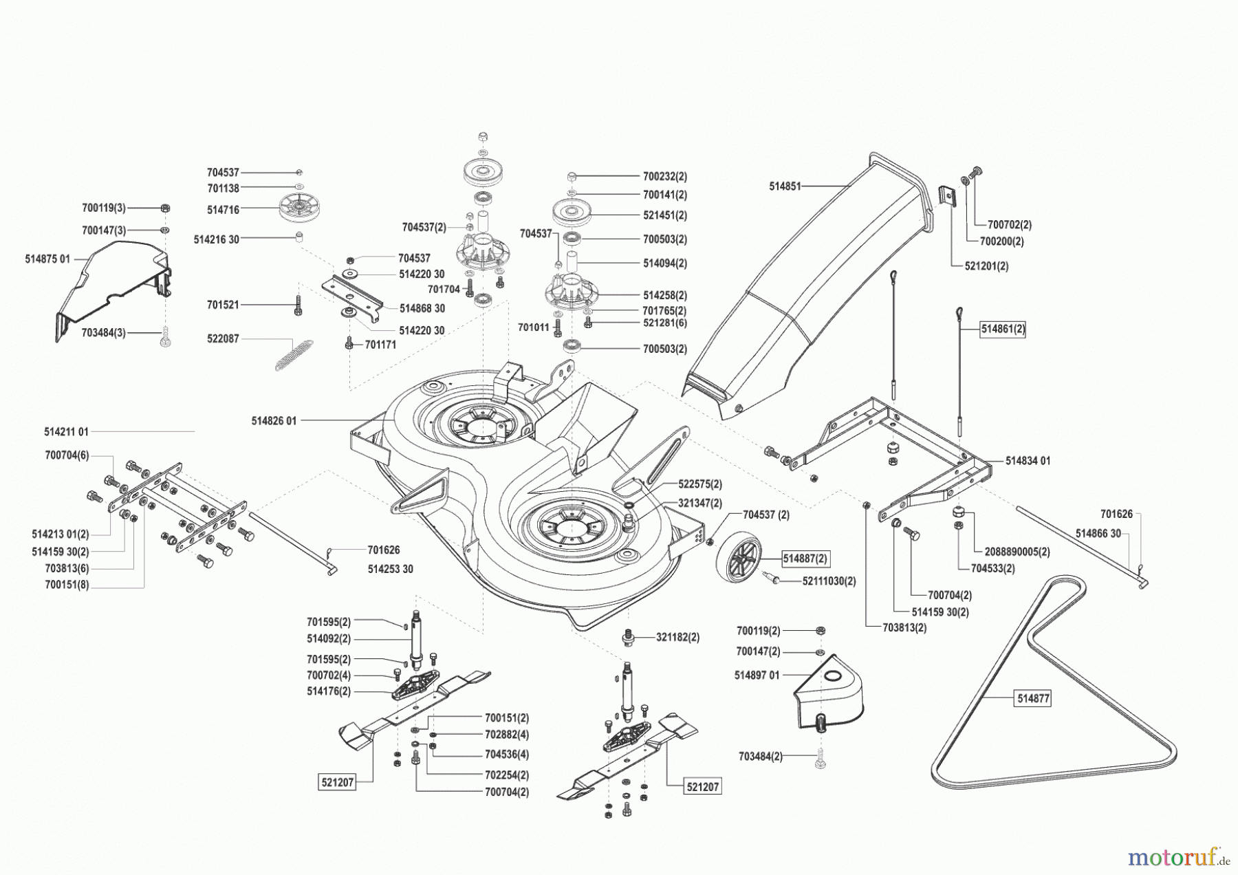 Concord Gartentechnik Rasentraktor T 13-102 HD 10/2002 - 04/2004 Seite 5