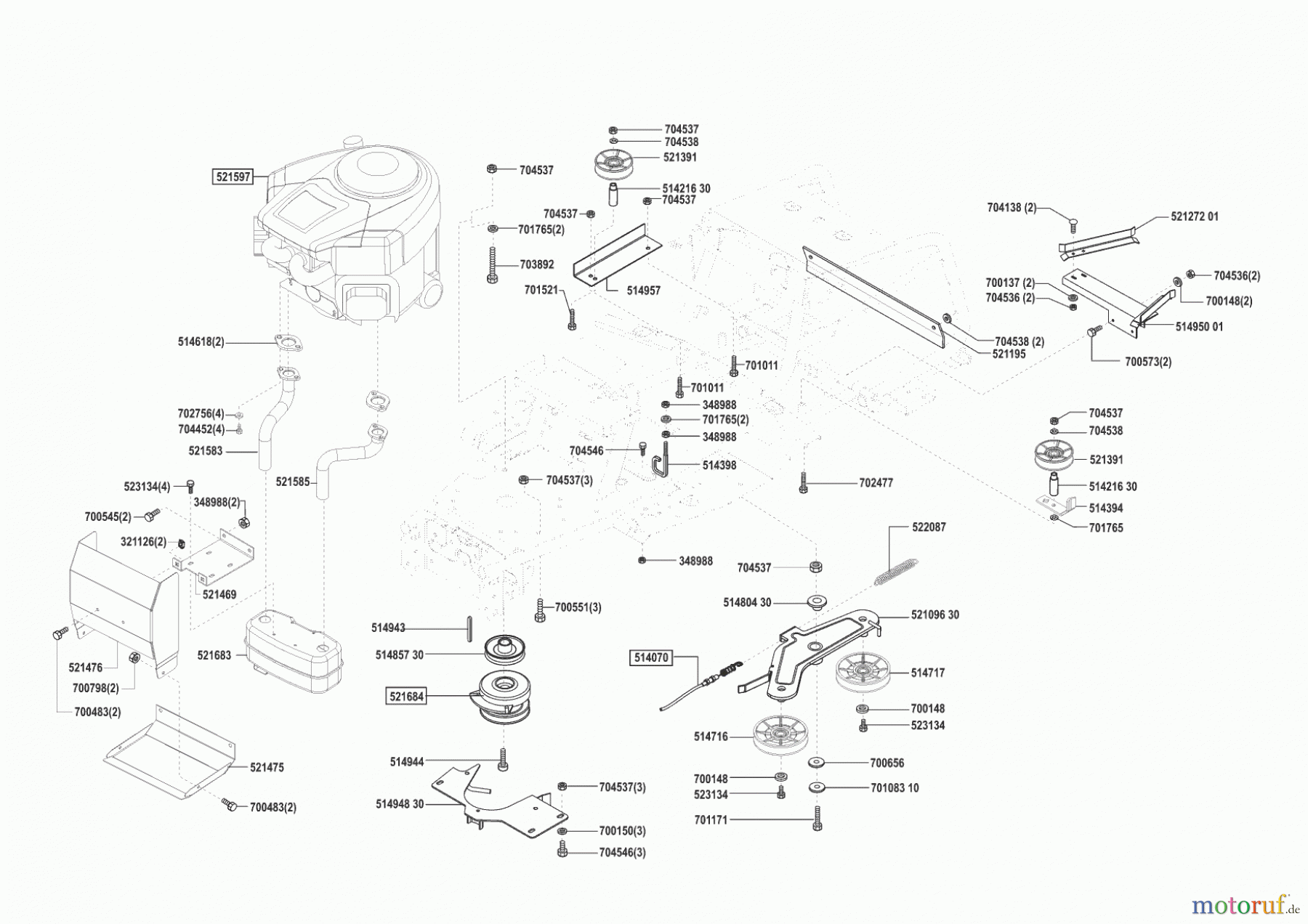 Concord Gartentechnik Rasentraktor T20-102 HDE 10/2002 - 09/2003 Seite 4
