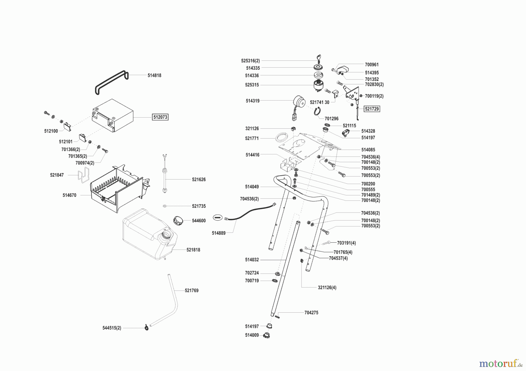 Concord Gartentechnik Rasentraktor T20-102 HDE 10/2002 - 09/2003 Seite 6
