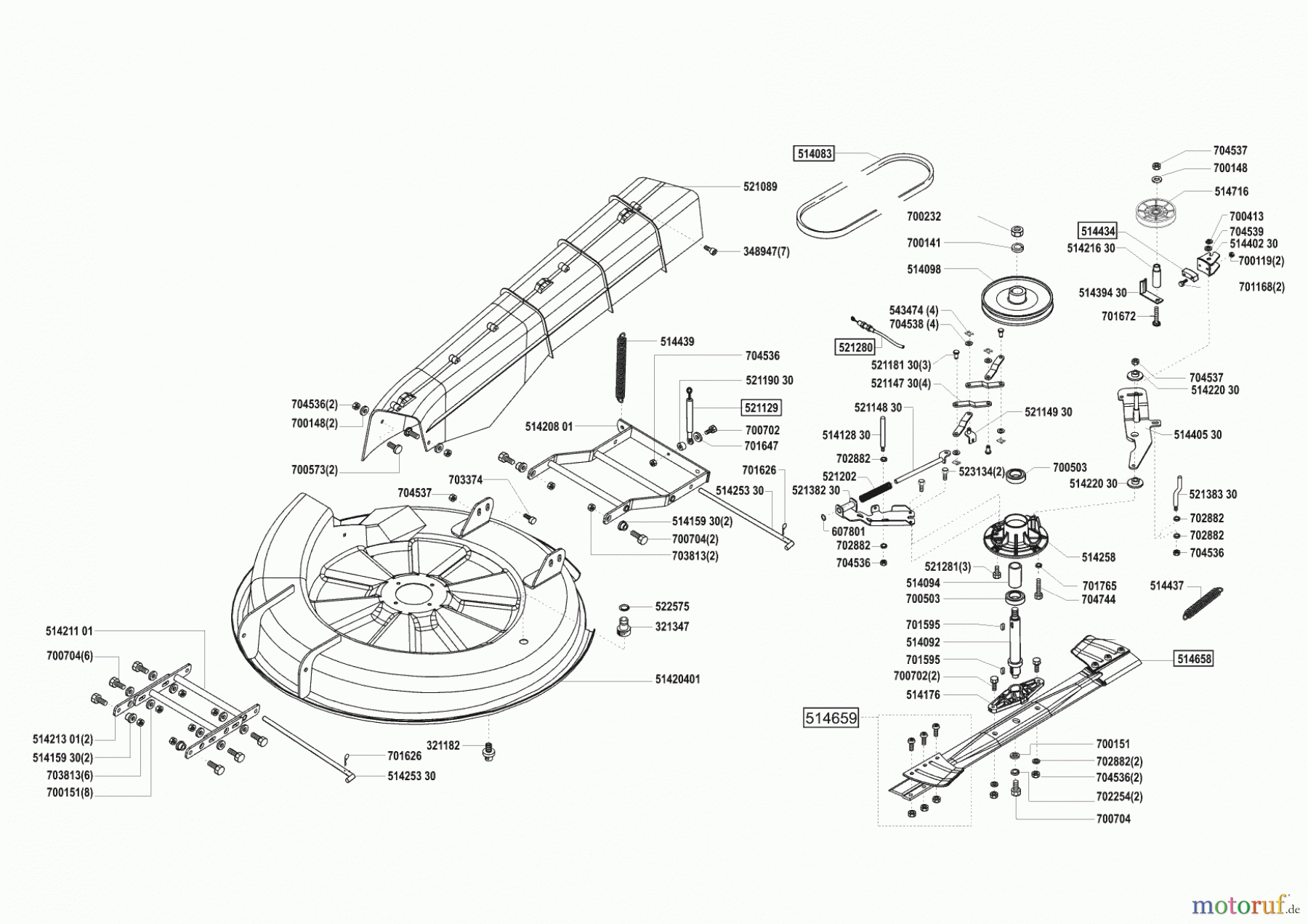  AL-KO Gartentechnik Rasentraktor RT 14-85 Seite 5