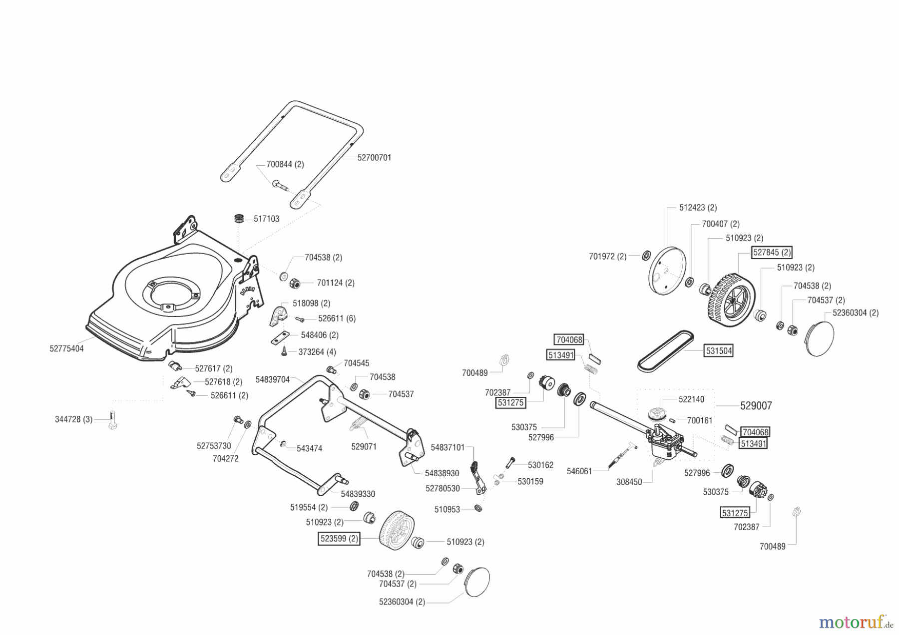 AL-KO Gartentechnik Benzinrasenmäher Comfort 47 BR Plus Seite 2