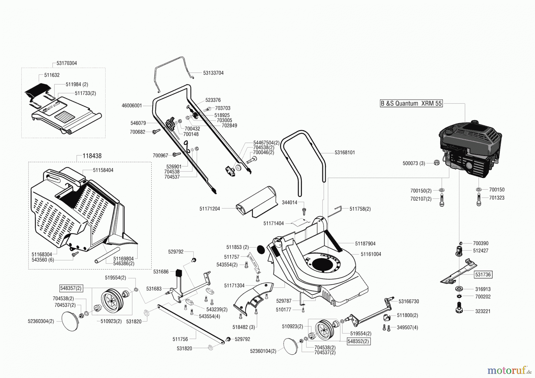 AL-KO Gartentechnik Benzinrasenmäher Comfort 470 B 11/2002 Seite 1