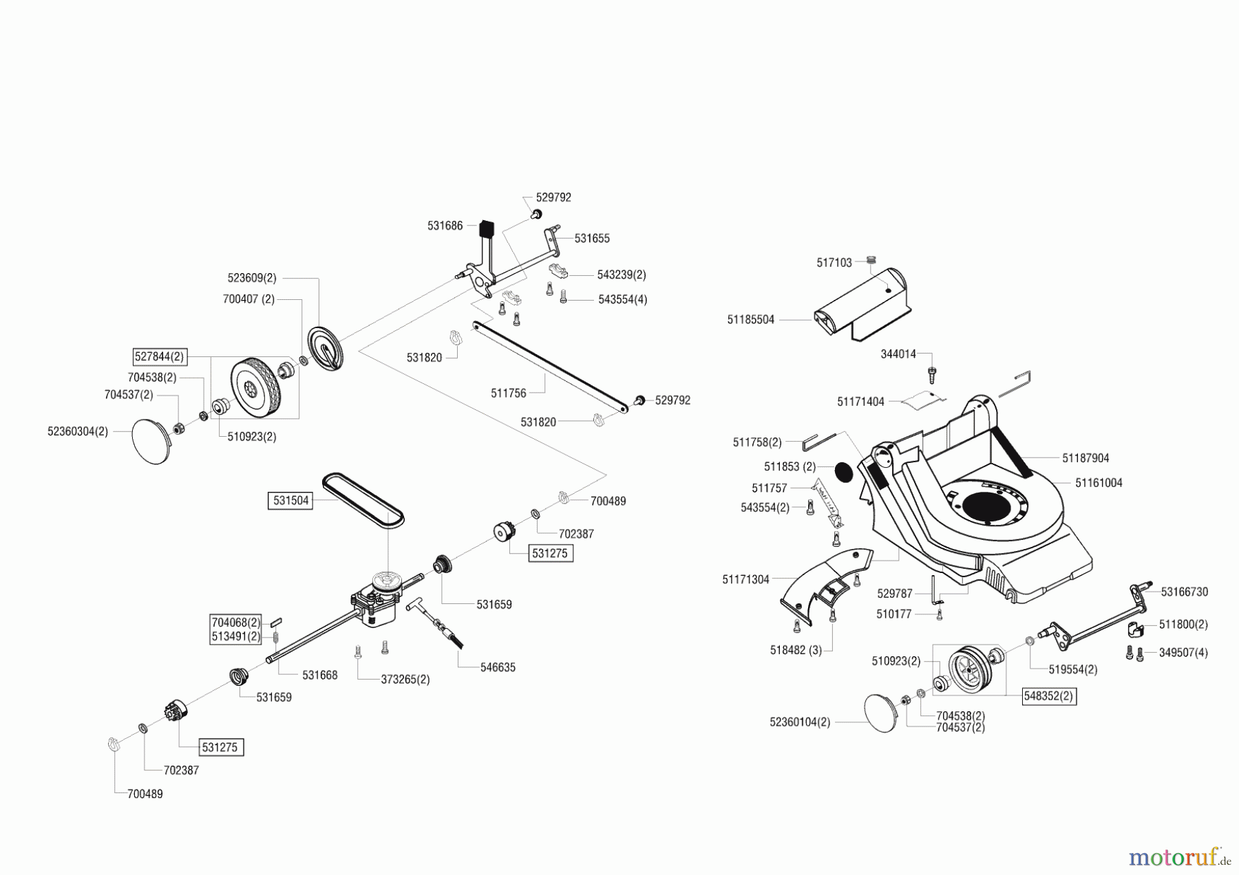 AL-KO Gartentechnik Benzinrasenmäher Comfort 470 BR Seite 1