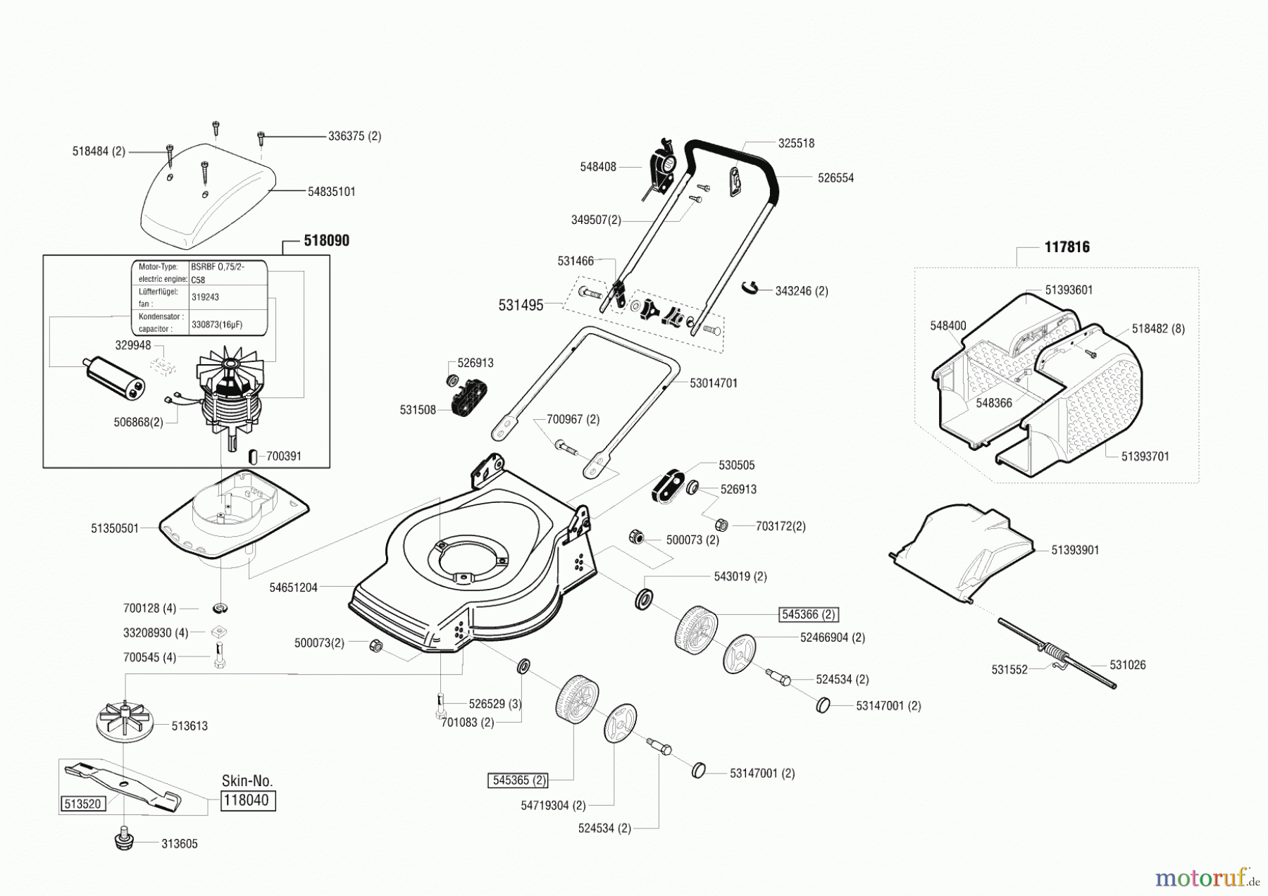 AL-KO Gartentechnik Elektrorasenmäher Edition 46 E Seite 1