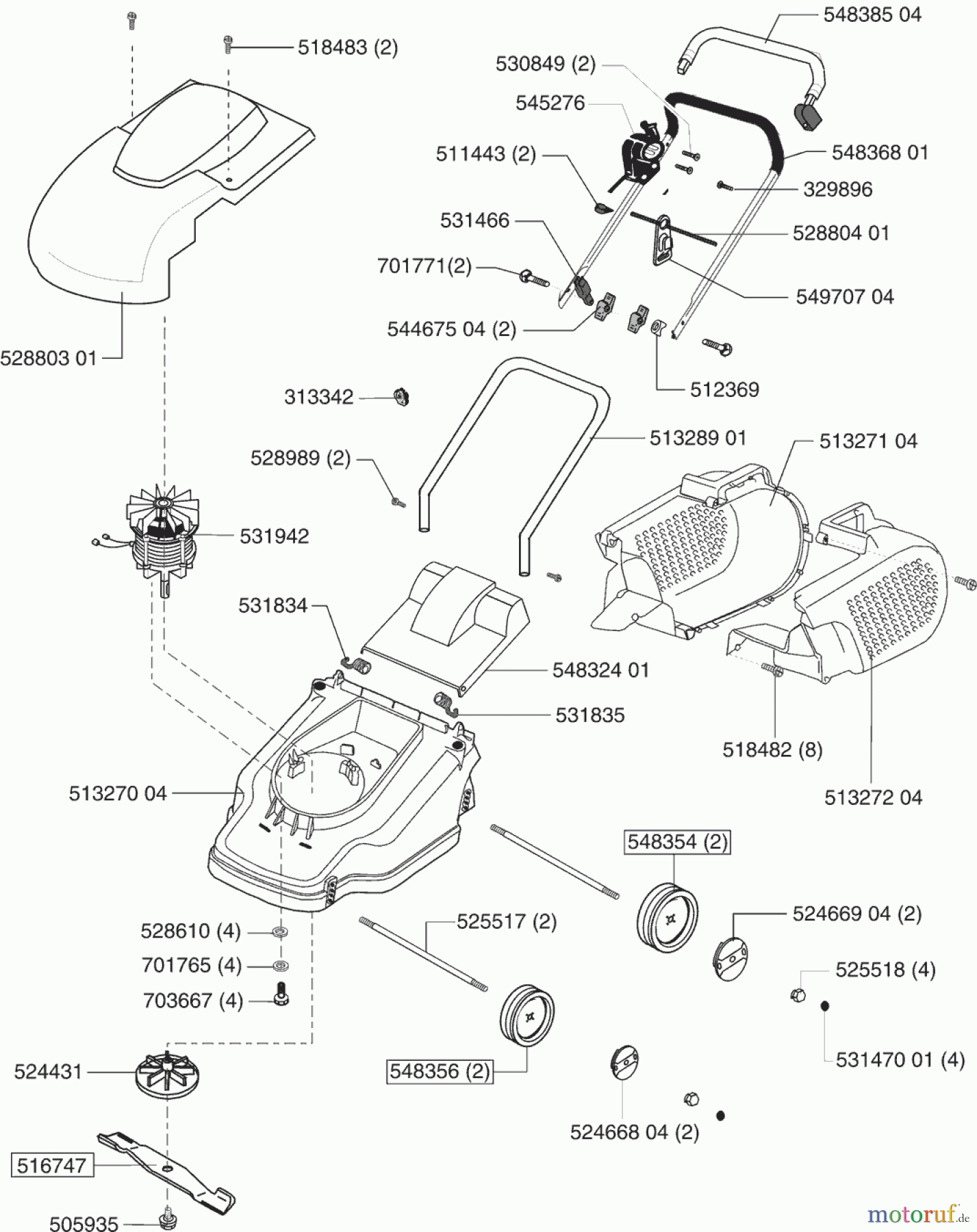 AL-KO Gartentechnik Elektrorasenmäher Comfort 32 E ab 11/2002 Seite 1