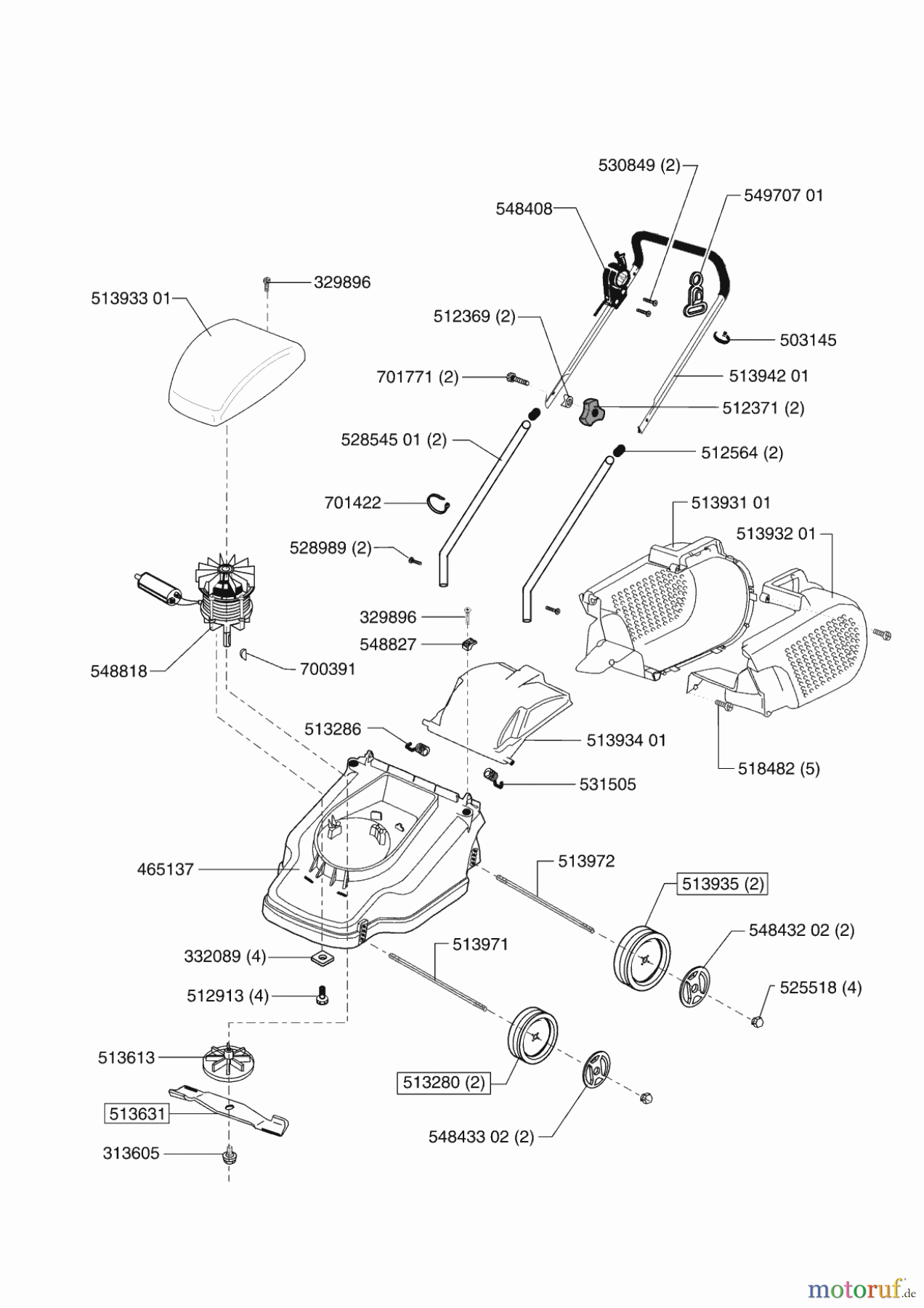  Uniropa Gartentechnik Elektrorasenmäher 38 E 12/2002 - 04/2003 Seite 1