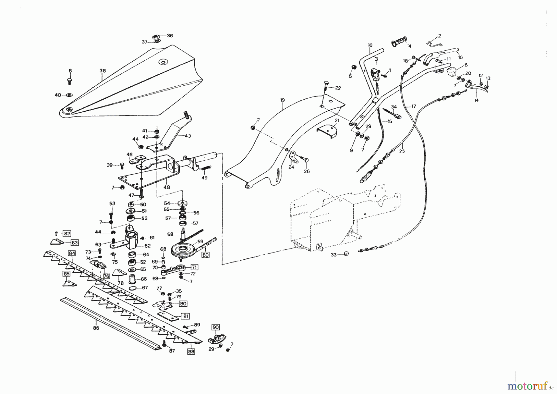 Turbosilent Gartentechnik Balkenmäher BM 87-5 Seite 1