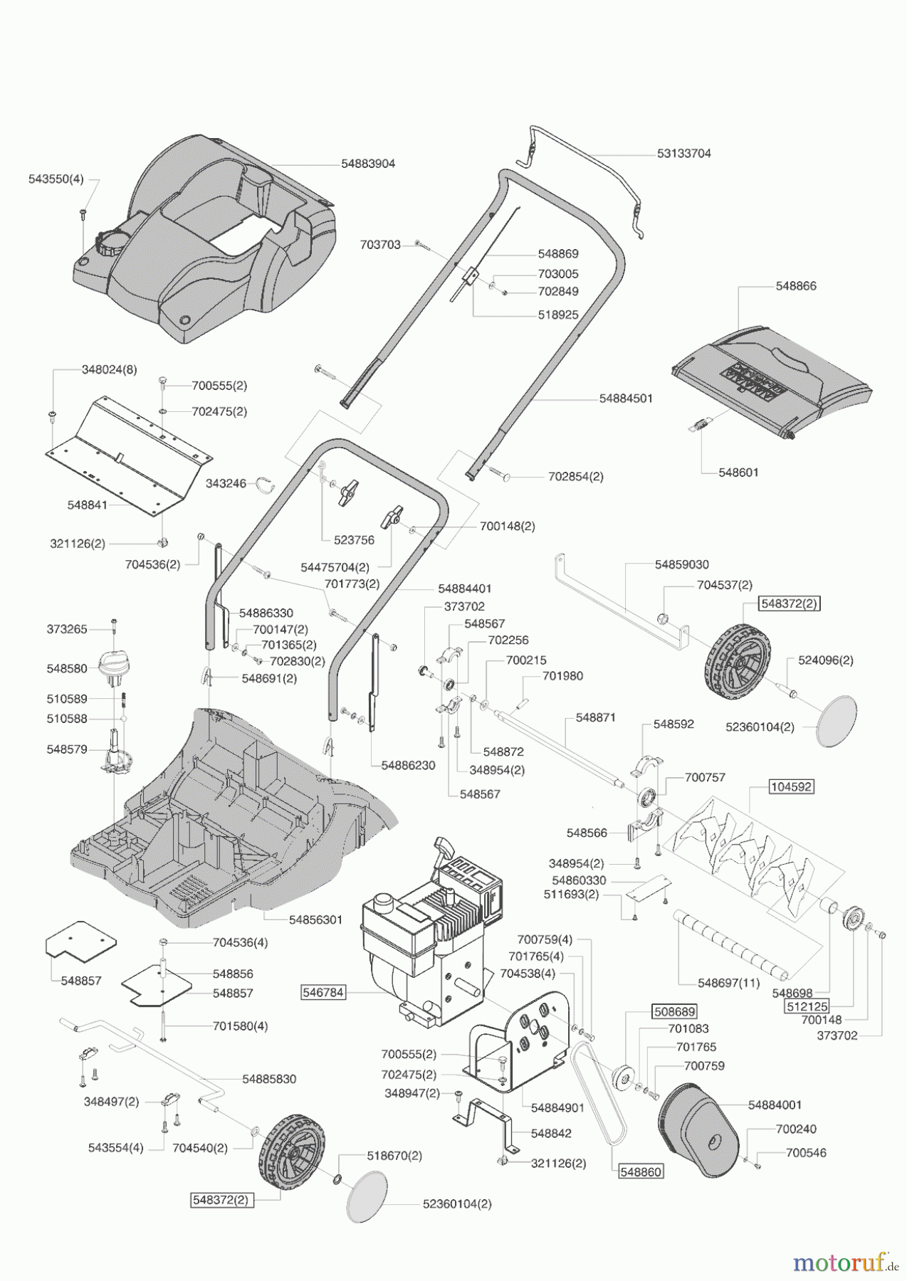AL-KO Gartentechnik Vertikutierer COMFORT 38 VB 01/2003 - 11/2005 Seite 1