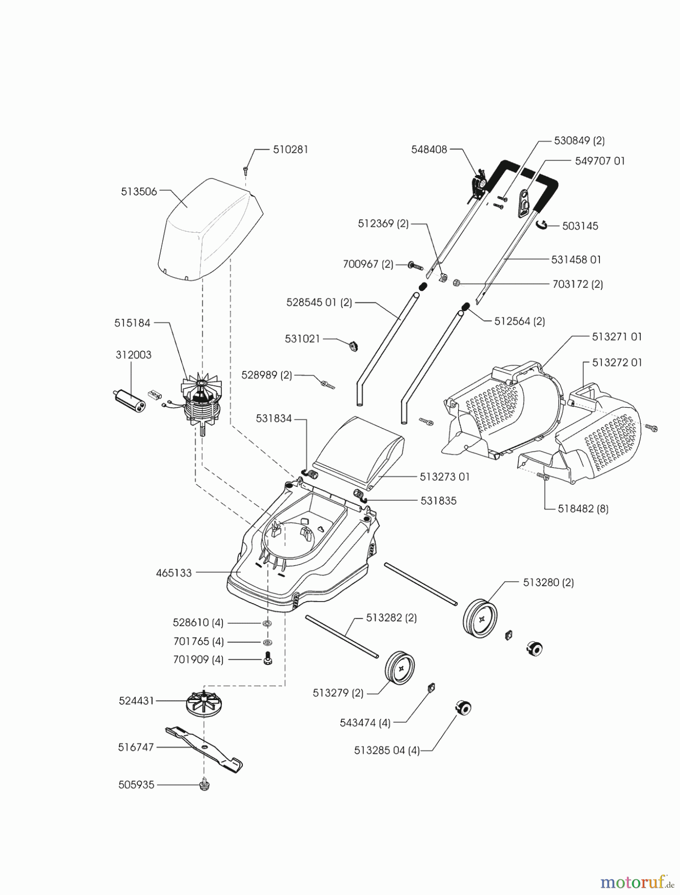  AL-KO Gartentechnik Elektrorasenmäher CL 31 E ab 01/2003 Seite 1