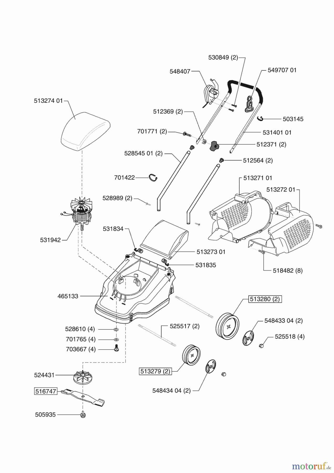 AL-KO Gartentechnik Elektrorasenmäher CL 32 E ab 01/2003 Seite 1