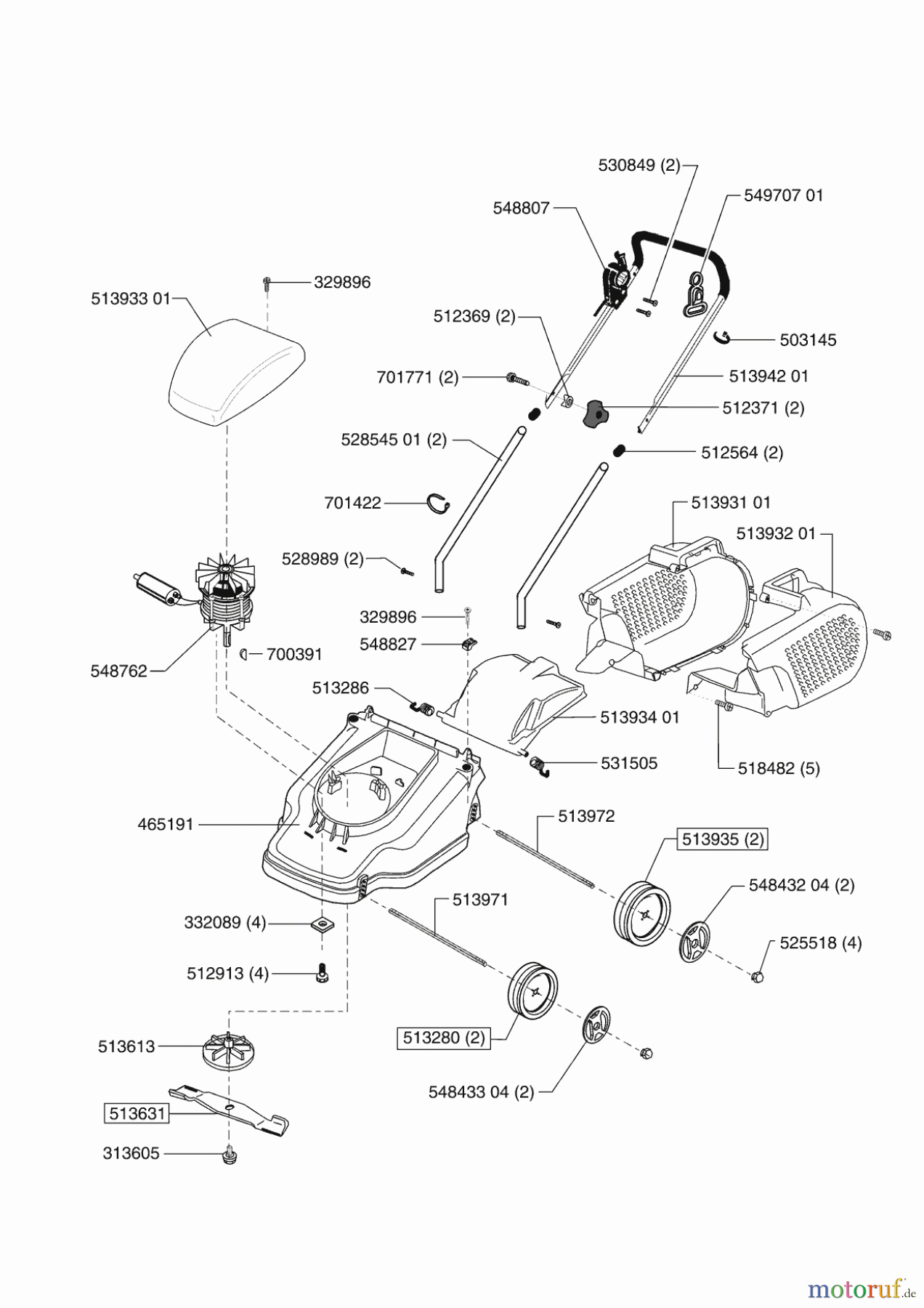 AL-KO Gartentechnik Elektrorasenmäher CL 38 E ab 01/2003 Seite 1