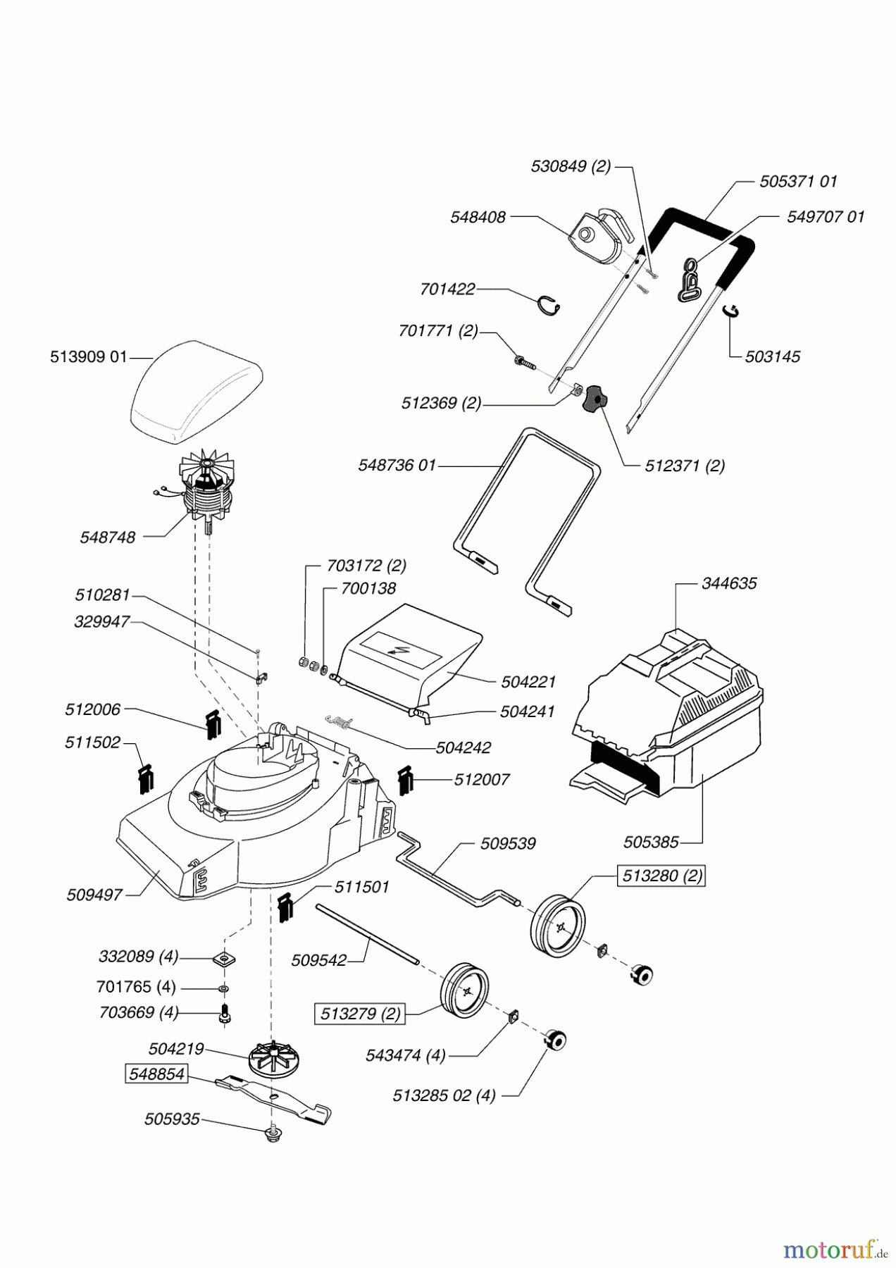 Uniropa Gartentechnik Elektrorasenmäher 32 E 04/2003 - 12/2003 Seite 1