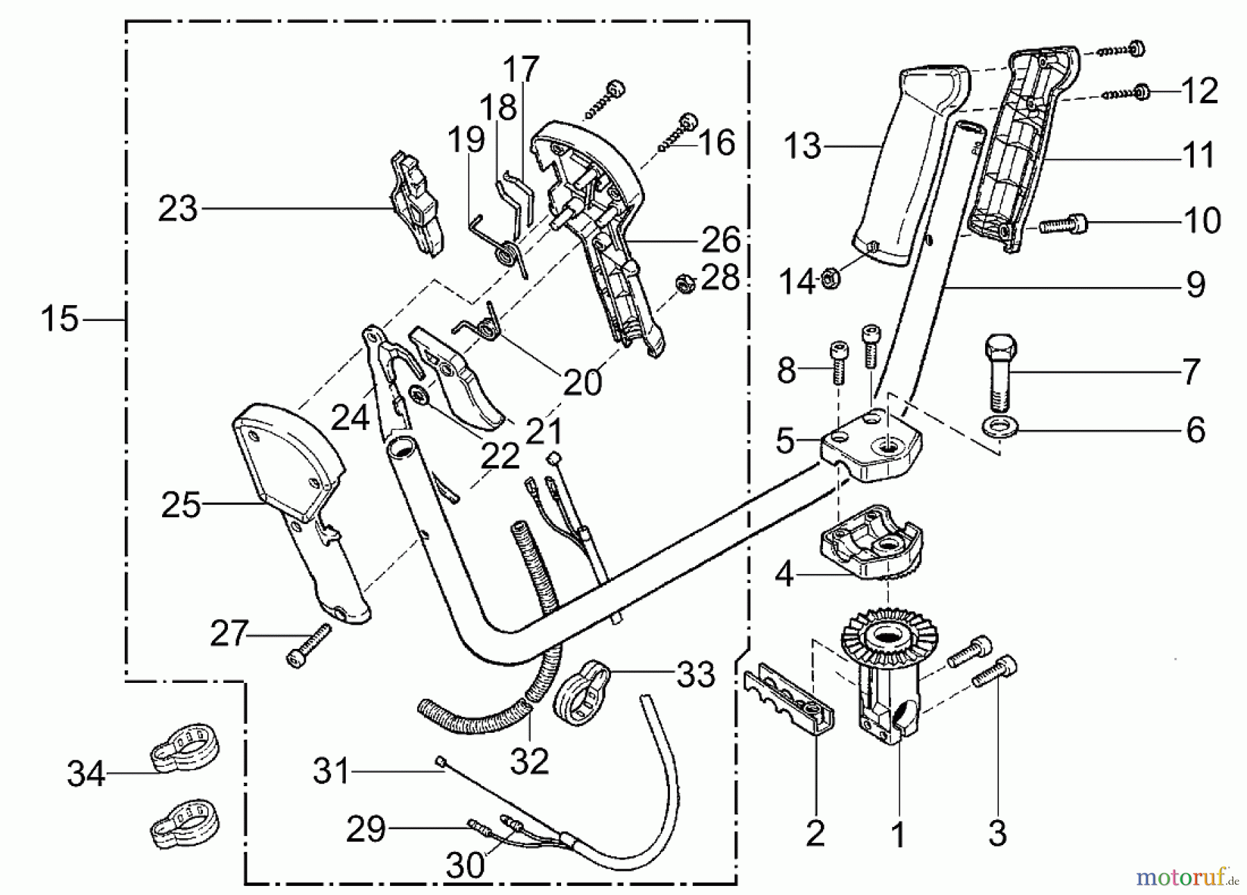  Solo by AL-KO Gartentechnik Motorsensen 130R / 130LR / 130 BR ET 052003 Druck 9 130 710 ab 05/2003 [SN: ET 052003 Druck 9 130 710] Seite 9