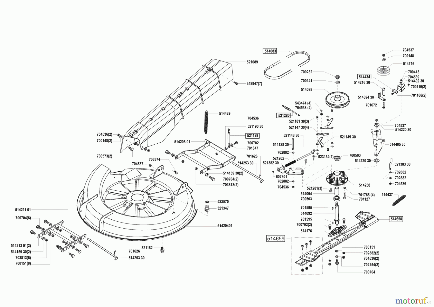 AL-KO Gartentechnik Rasentraktor Comfort T 850 09/2003 - 12/2004 Seite 5
