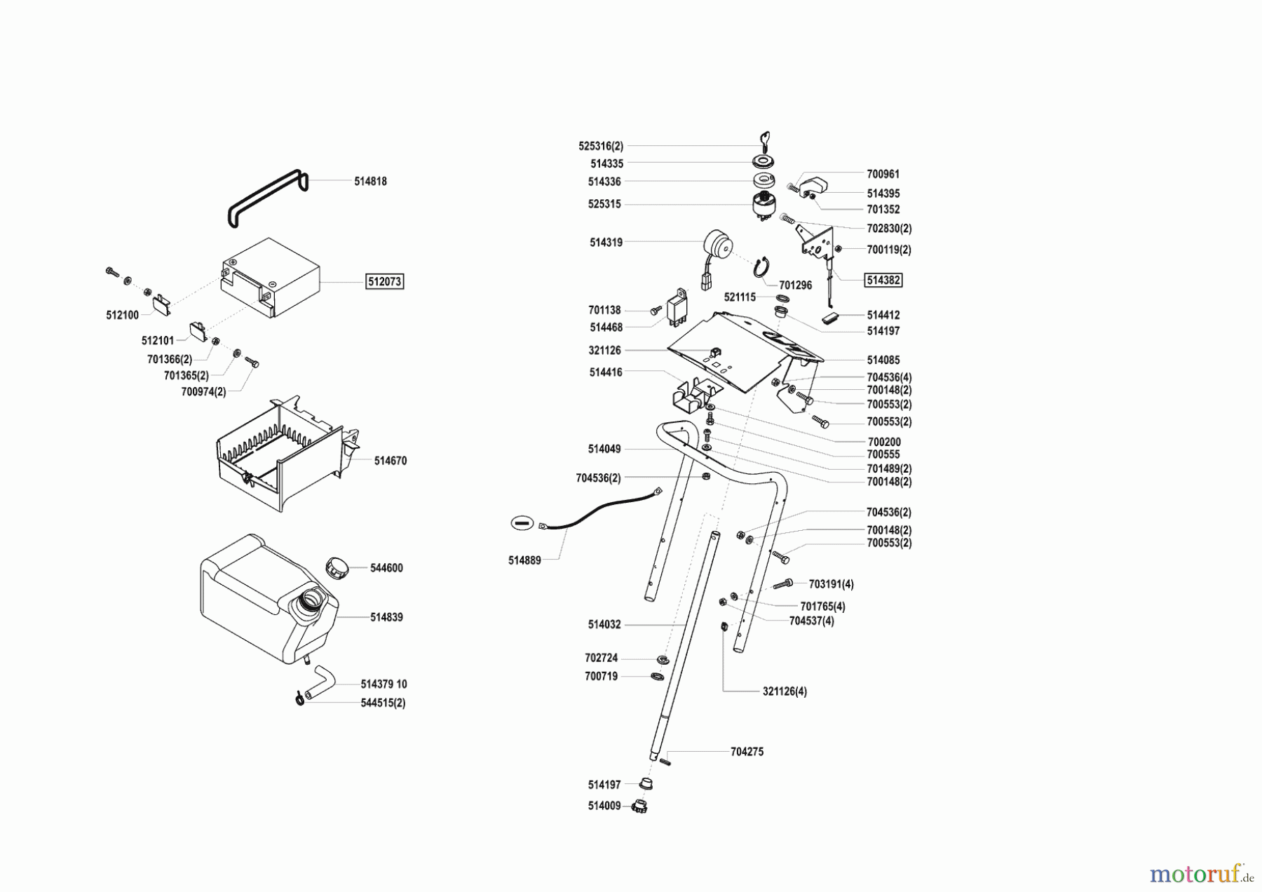 AL-KO Gartentechnik Rasentraktor Comfort T 850 09/2003 - 12/2004 Seite 6