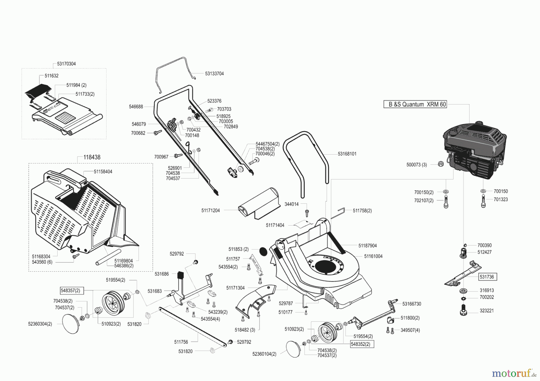 AL-KO Gartentechnik Benzinrasenmäher Premium 6000 B 09/2003 Seite 1