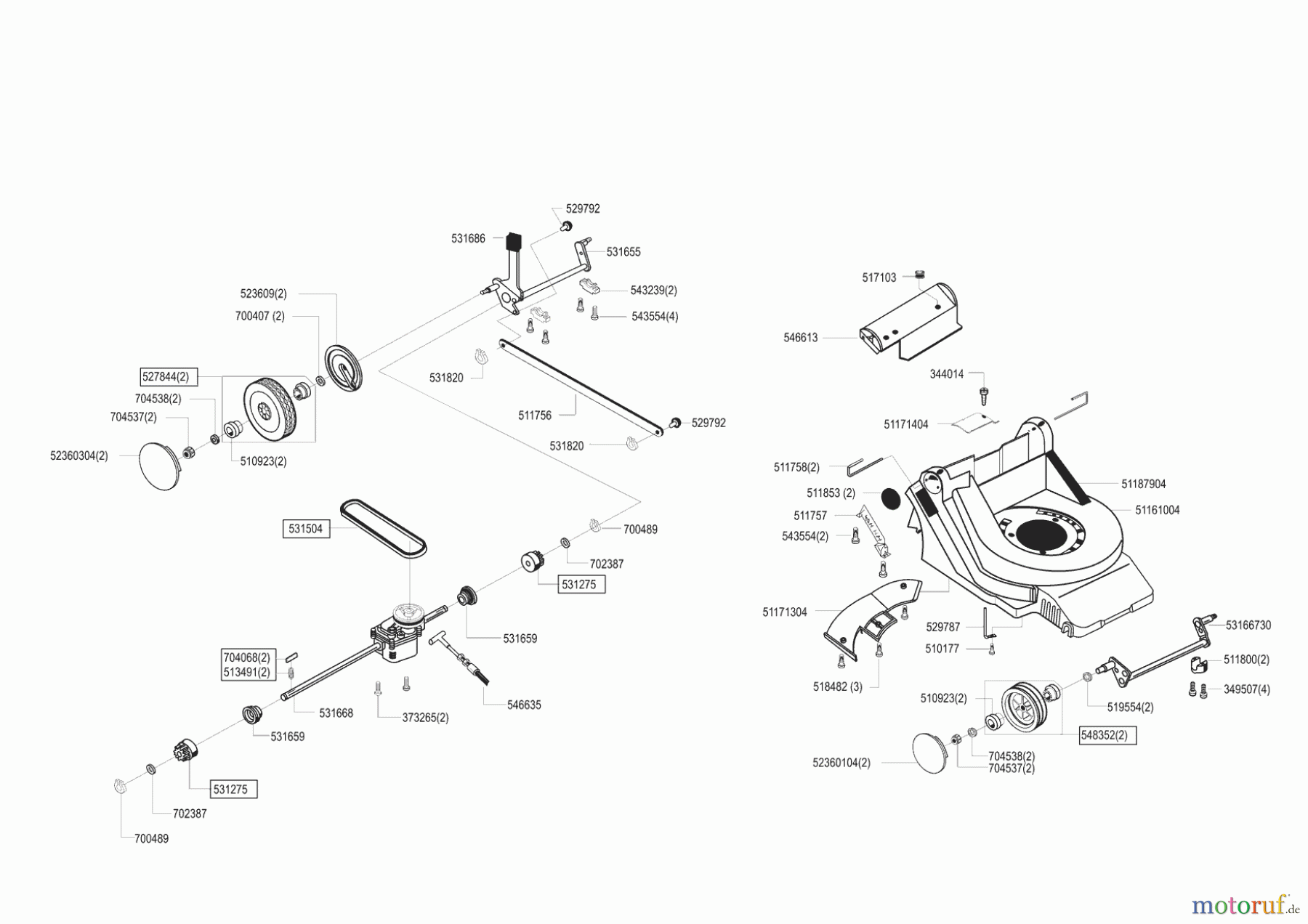 AL-KO Gartentechnik Benzinrasenmäher Premium 6000 BRE Seite 1