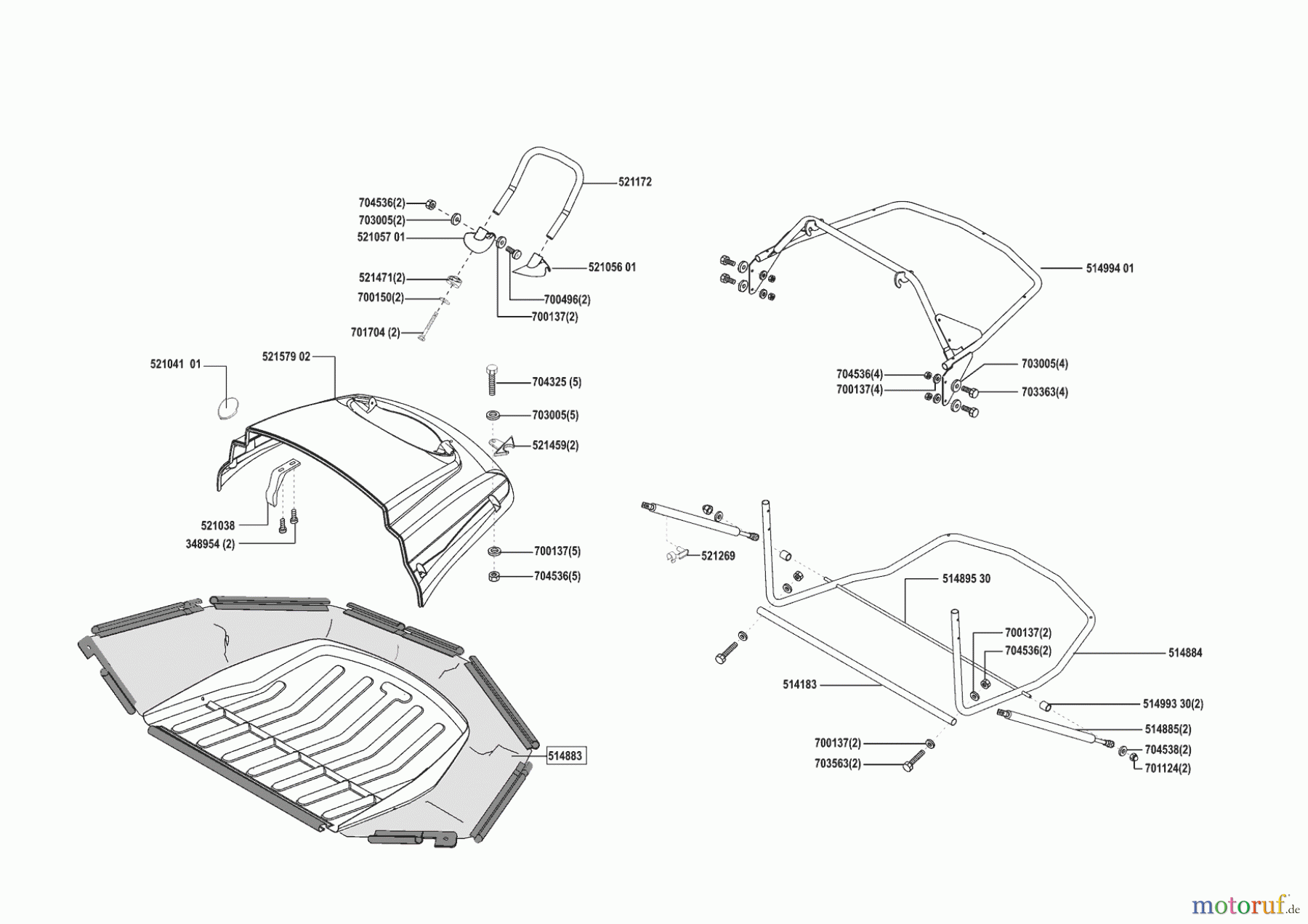 Concord Gartentechnik Rasentraktor T15-102 HD 10/2003 - 06/2004 Seite 7
