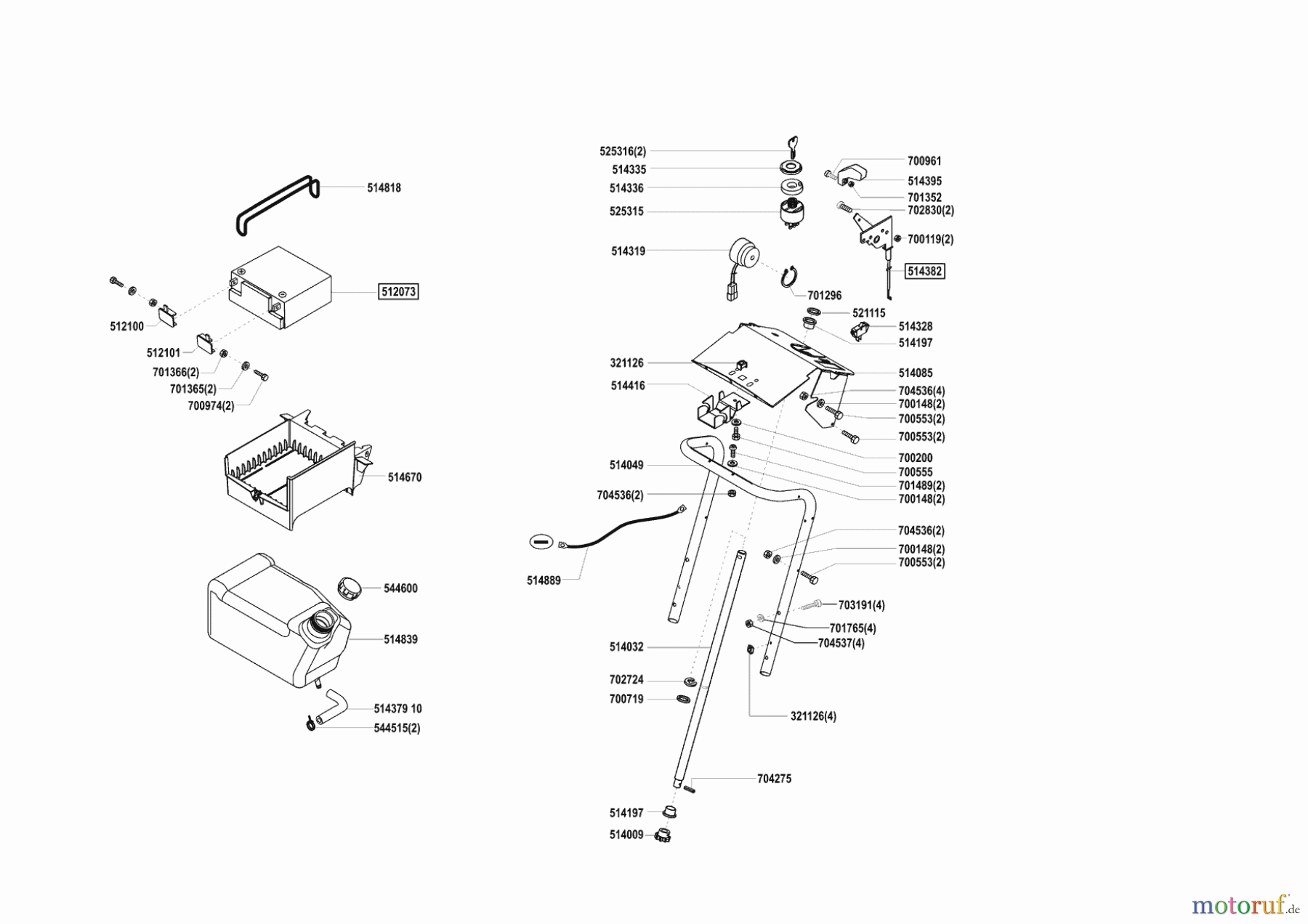 Concord Gartentechnik Rasentraktor T 18-102 HD Masport 10/2003 - 07/2005 Seite 6