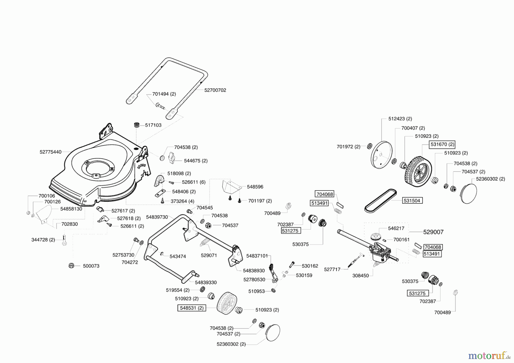 AL-KO Gartentechnik Benzinrasenmäher Austria 47 BR Seite 2
