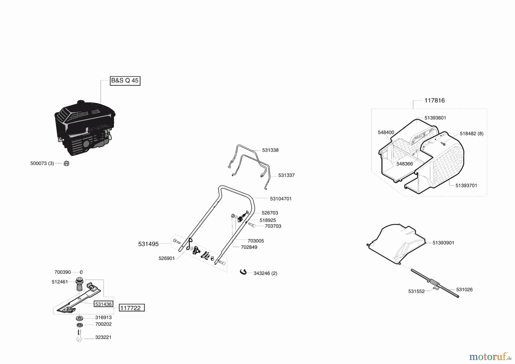 AL-KO Gartentechnik Benzinrasenmäher Edition 47 BR Plus Seite 1