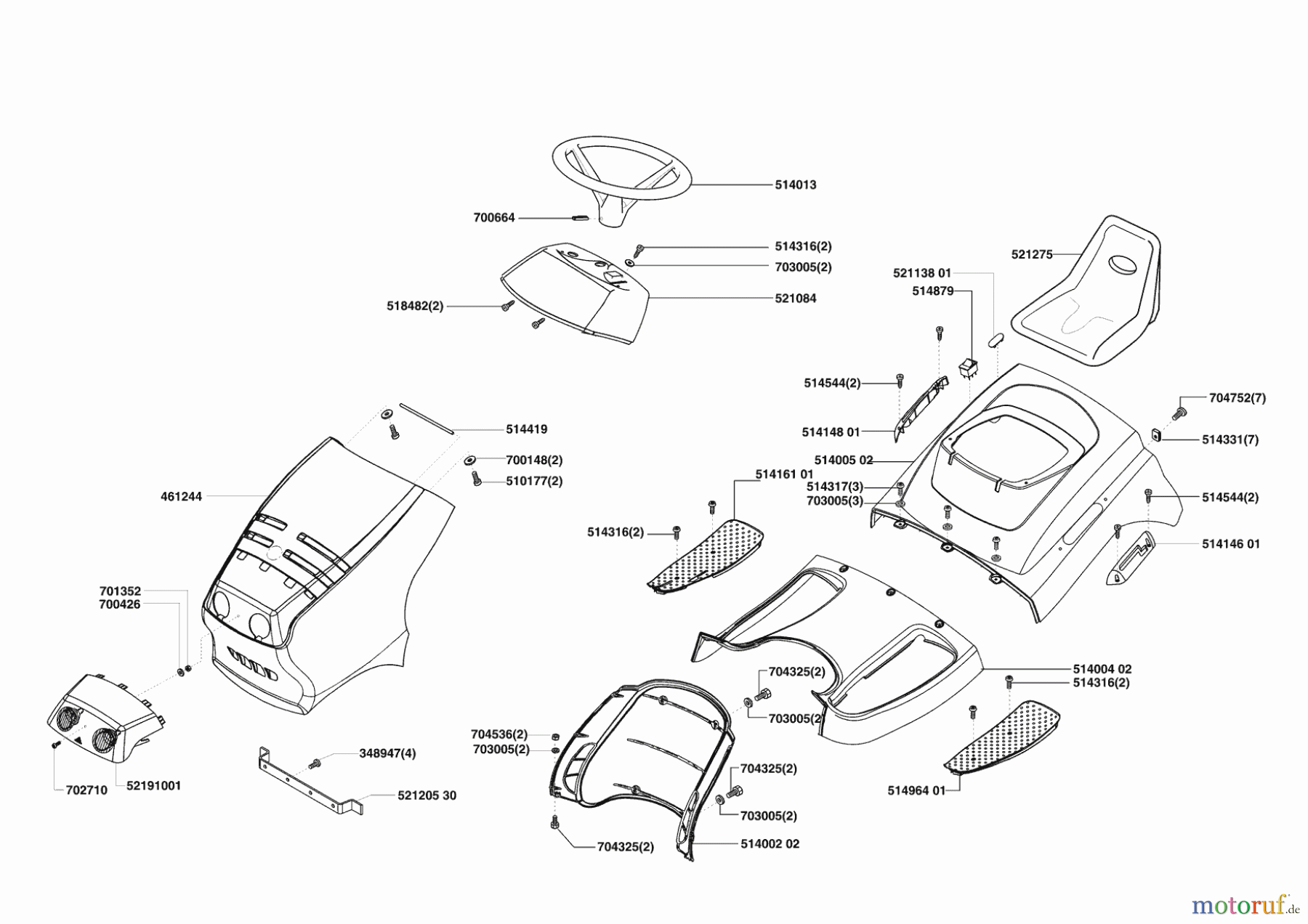  AL-KO Gartentechnik Rasentraktor Comfort T1000 Seite 1