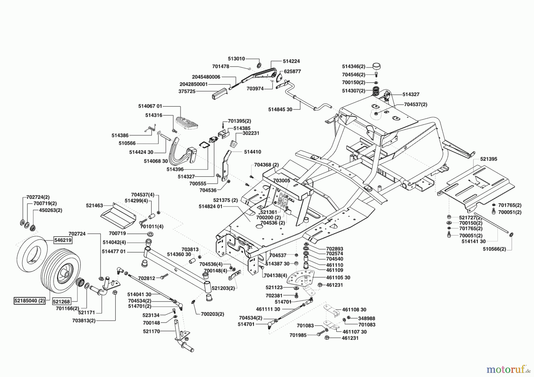  AL-KO Gartentechnik Rasentraktor Comfort T1000 Seite 2