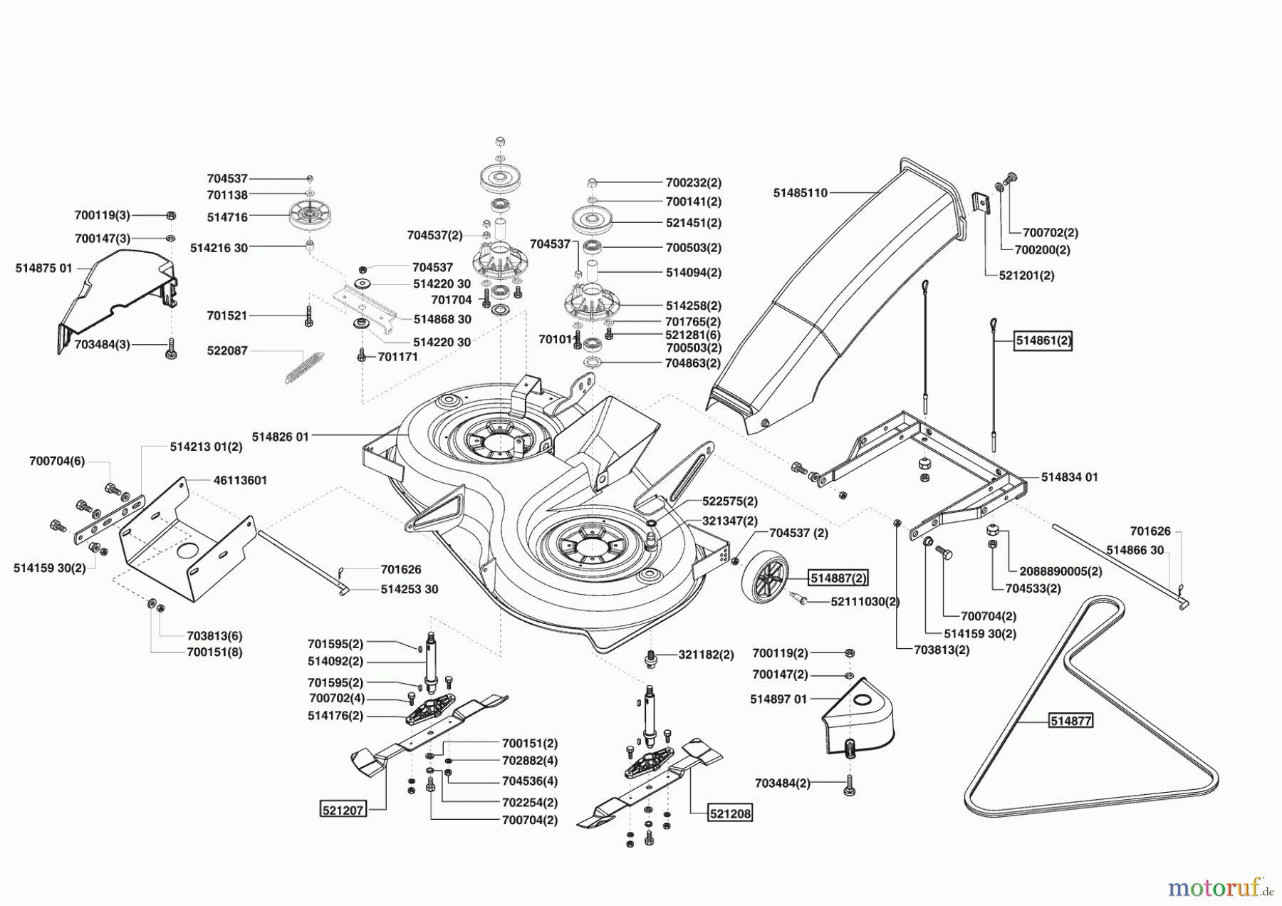 AL-KO Gartentechnik Rasentraktor Comfort T1000 11/2003 Seite 5