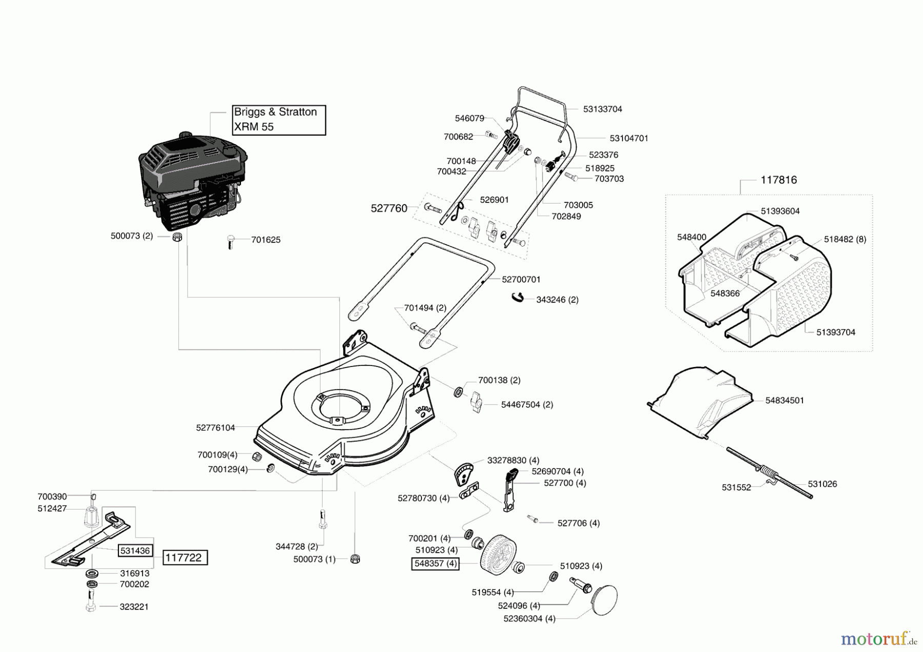  AL-KO Gartentechnik Benzinrasenmäher Comfort 47 B  11/2003 Seite 1
