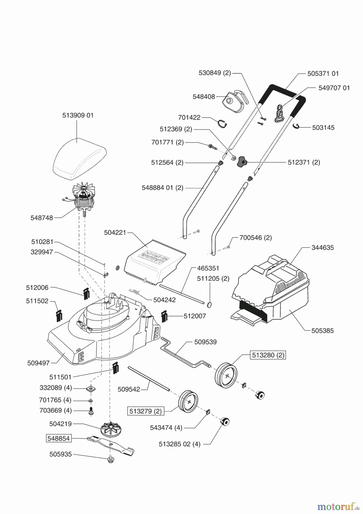 Uniropa Gartentechnik Elektrorasenmäher 32 E 12/2003 - 10/2004 Seite 1