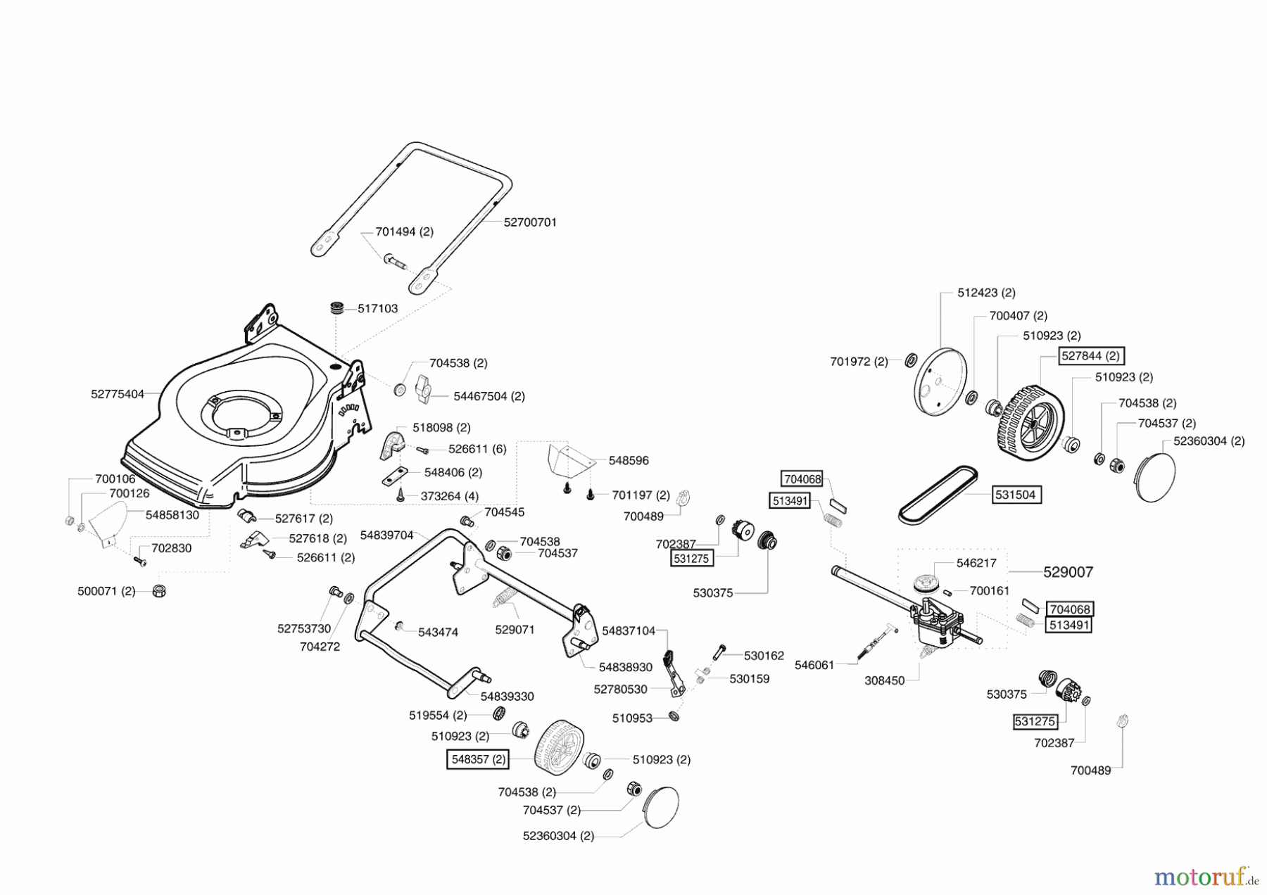AL-KO Gartentechnik Benzinrasenmäher Highline 470 BC AUTO Seite 2