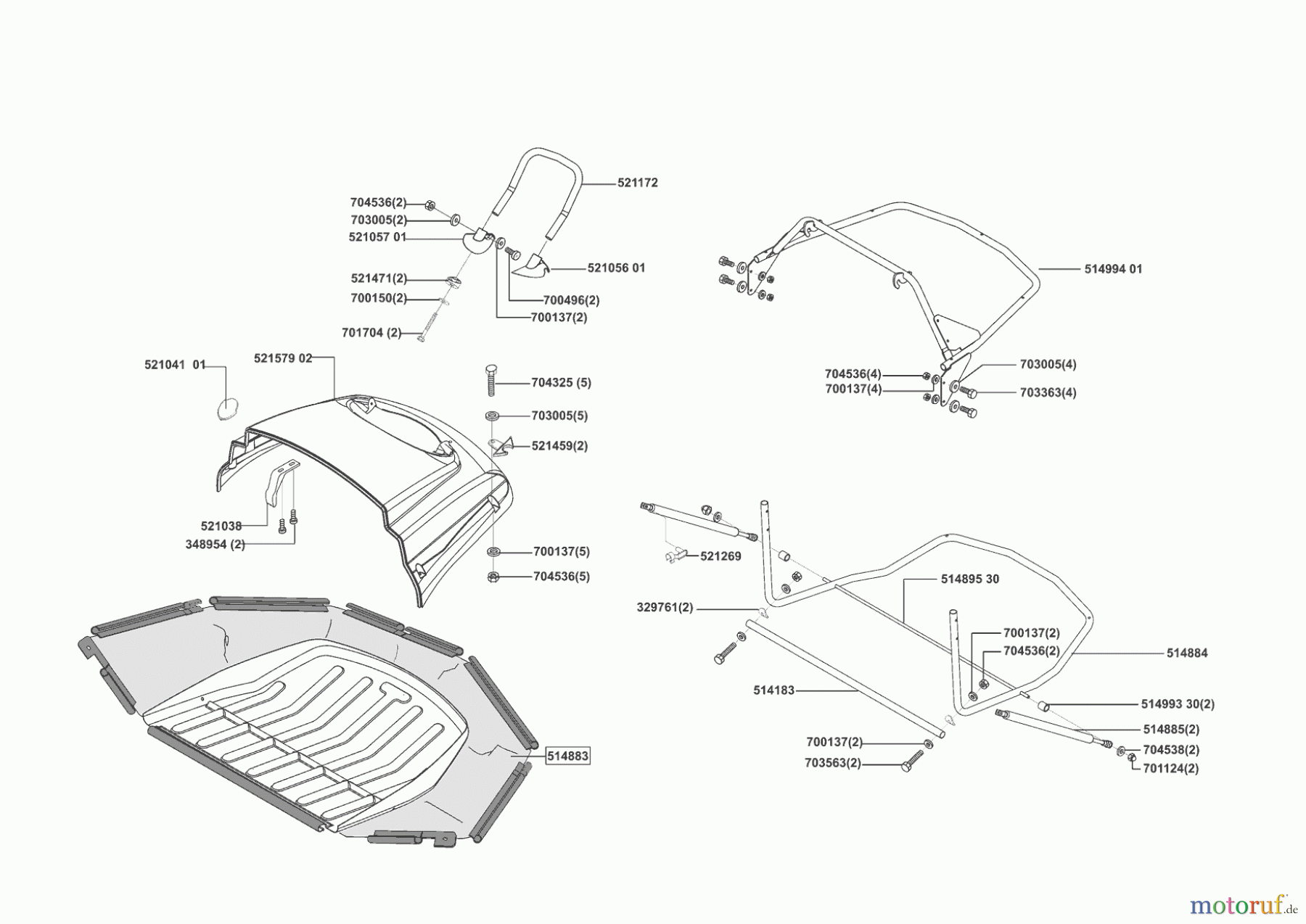Concord Gartentechnik Rasentraktor T 13-102 HD ab 04/2004 Seite 7