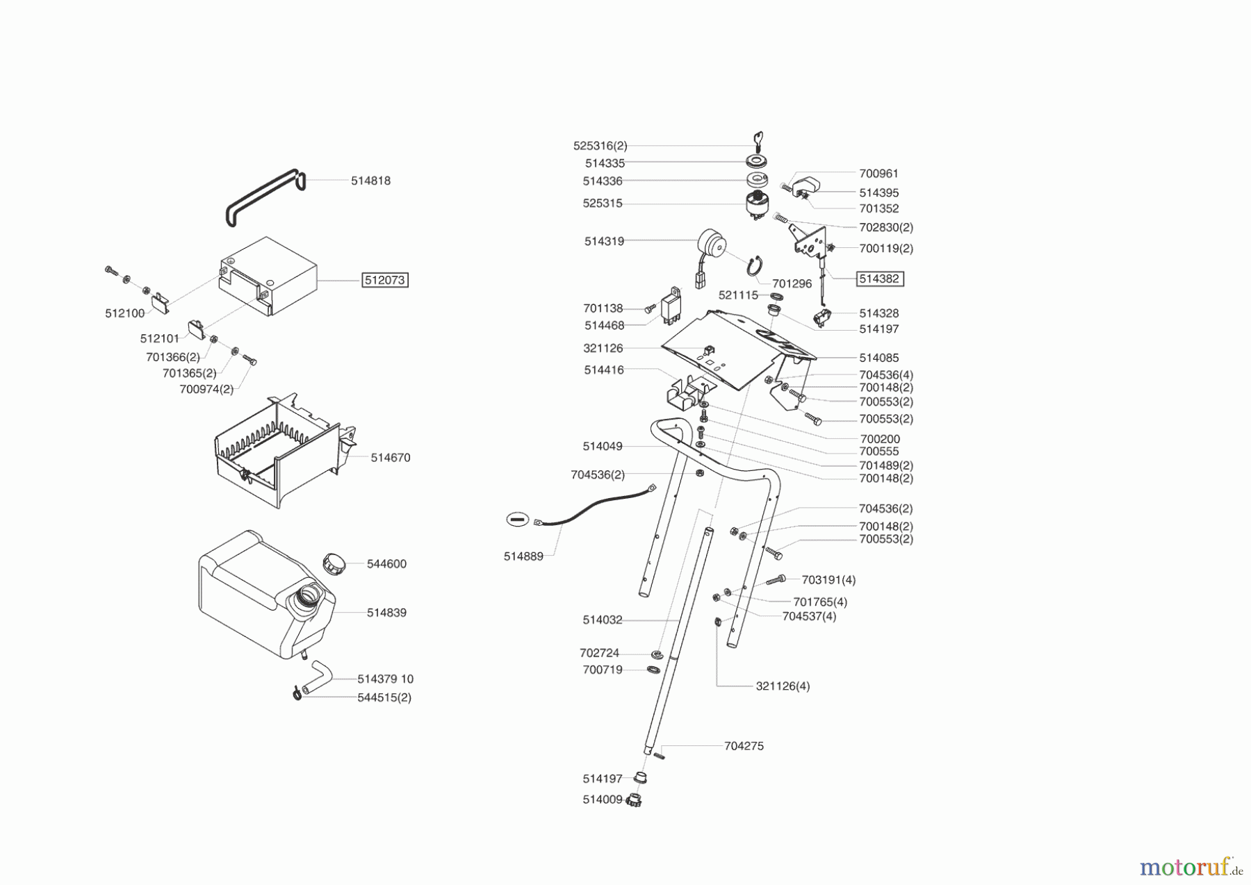 Sigma Gartentechnik Rasentraktor T 13-85 04/2004 - 11/2004 Seite 6
