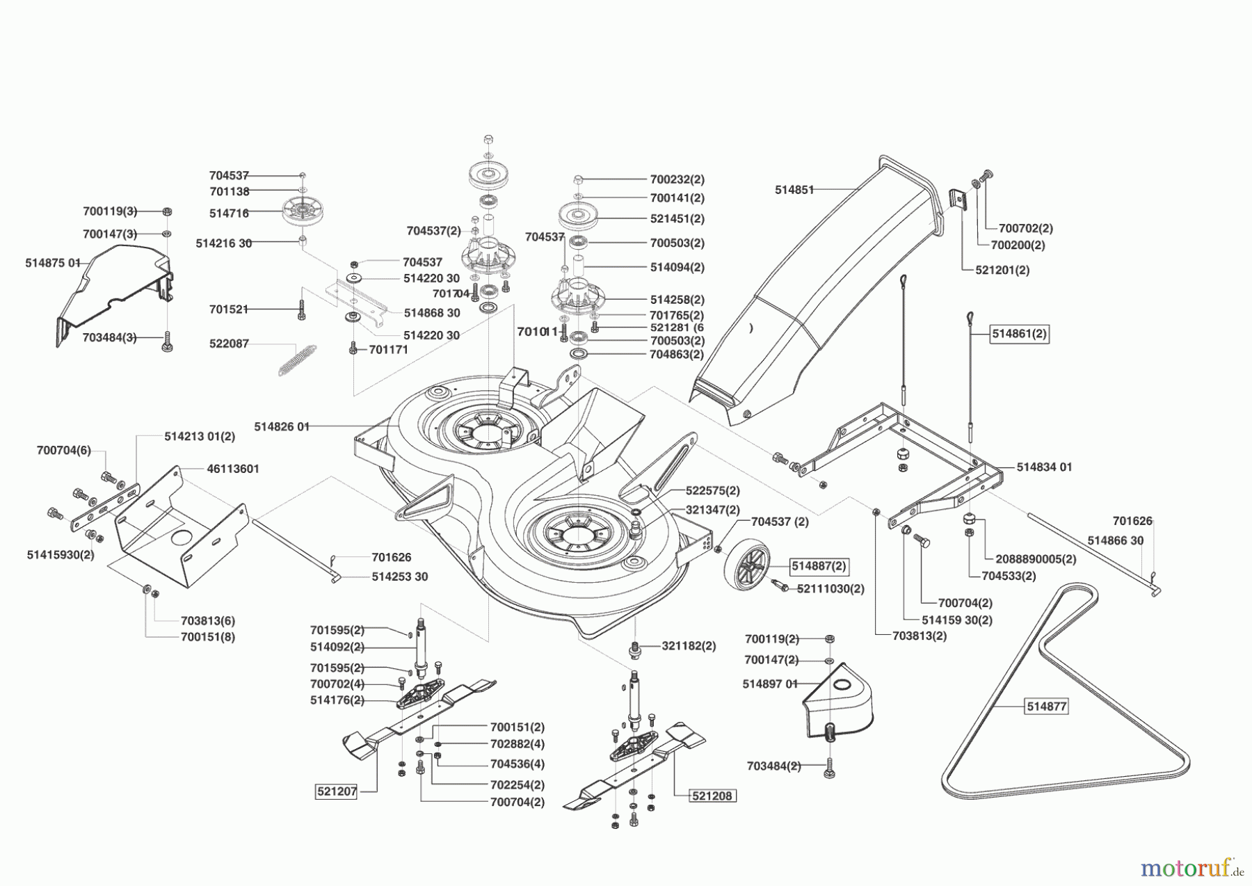 Sigma Gartentechnik Rasentraktor T14-102 SG 04/2004 - 11/2004 Seite 5