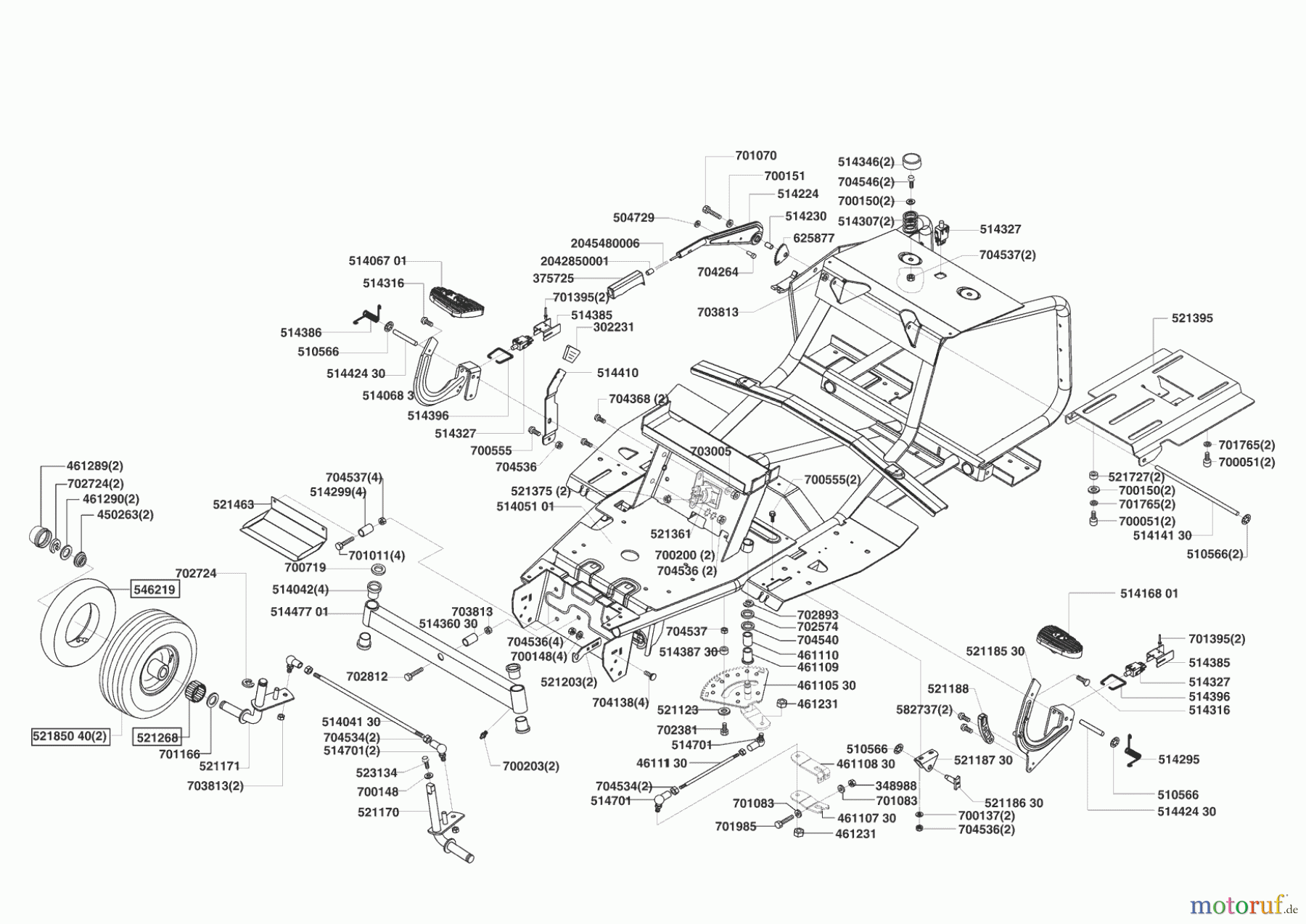 AL-KO Gartentechnik Rasentraktor Comfort T 750 04/2004 - 10/2004 Seite 2