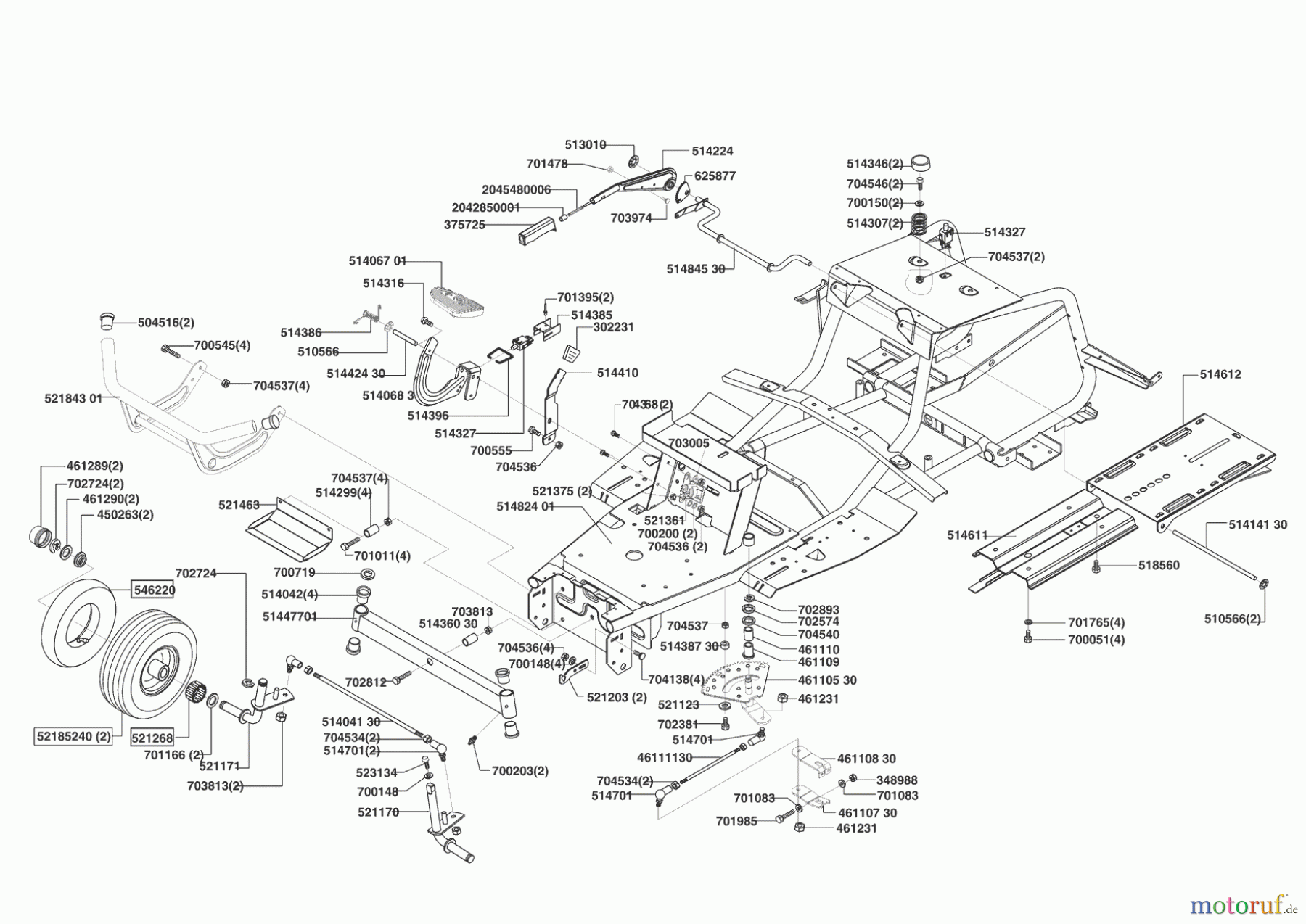 AL-KO Gartentechnik Rasentraktor T13-102 Lux HVC 04/2004 - 10/2004 Seite 2