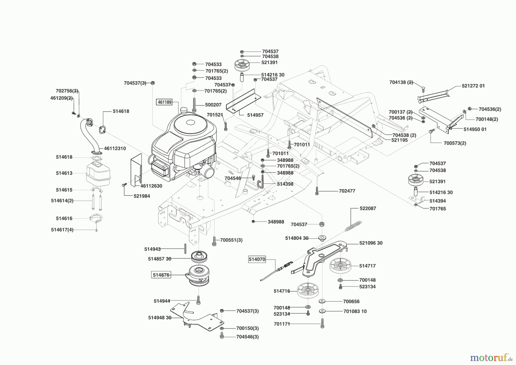 AL-KO Gartentechnik Rasentraktor T13-102 Lux HVC 04/2004 - 10/2004 Seite 4