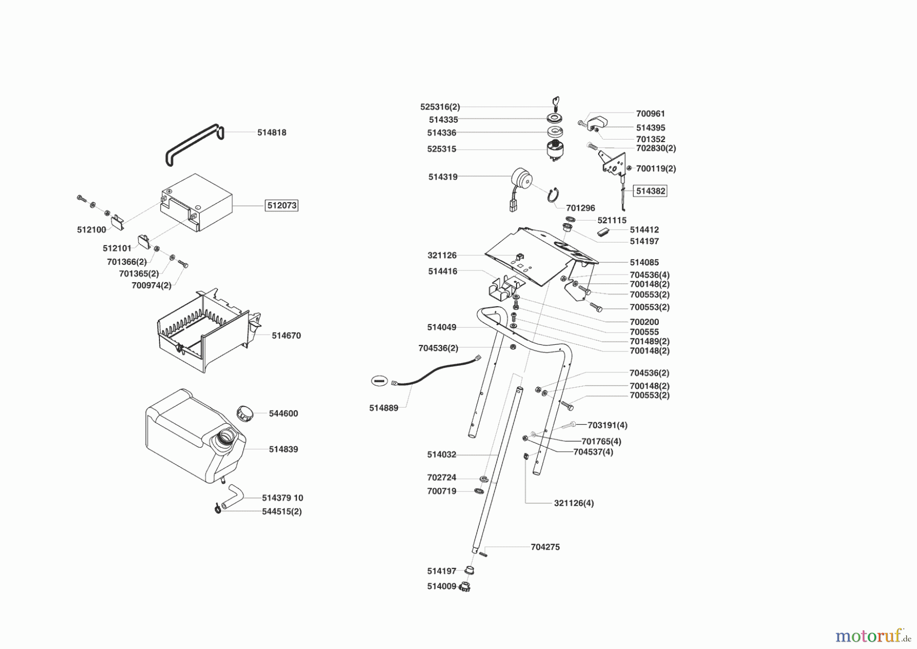  Powerline Gartentechnik Rasentraktor T13-102 SP 04/2004 - 06/2005 Seite 6